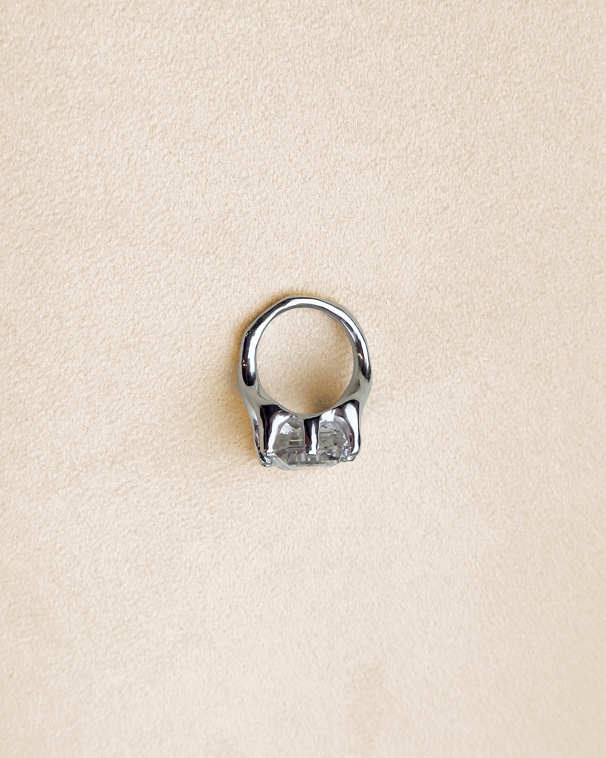8 Prong Ring — Silver