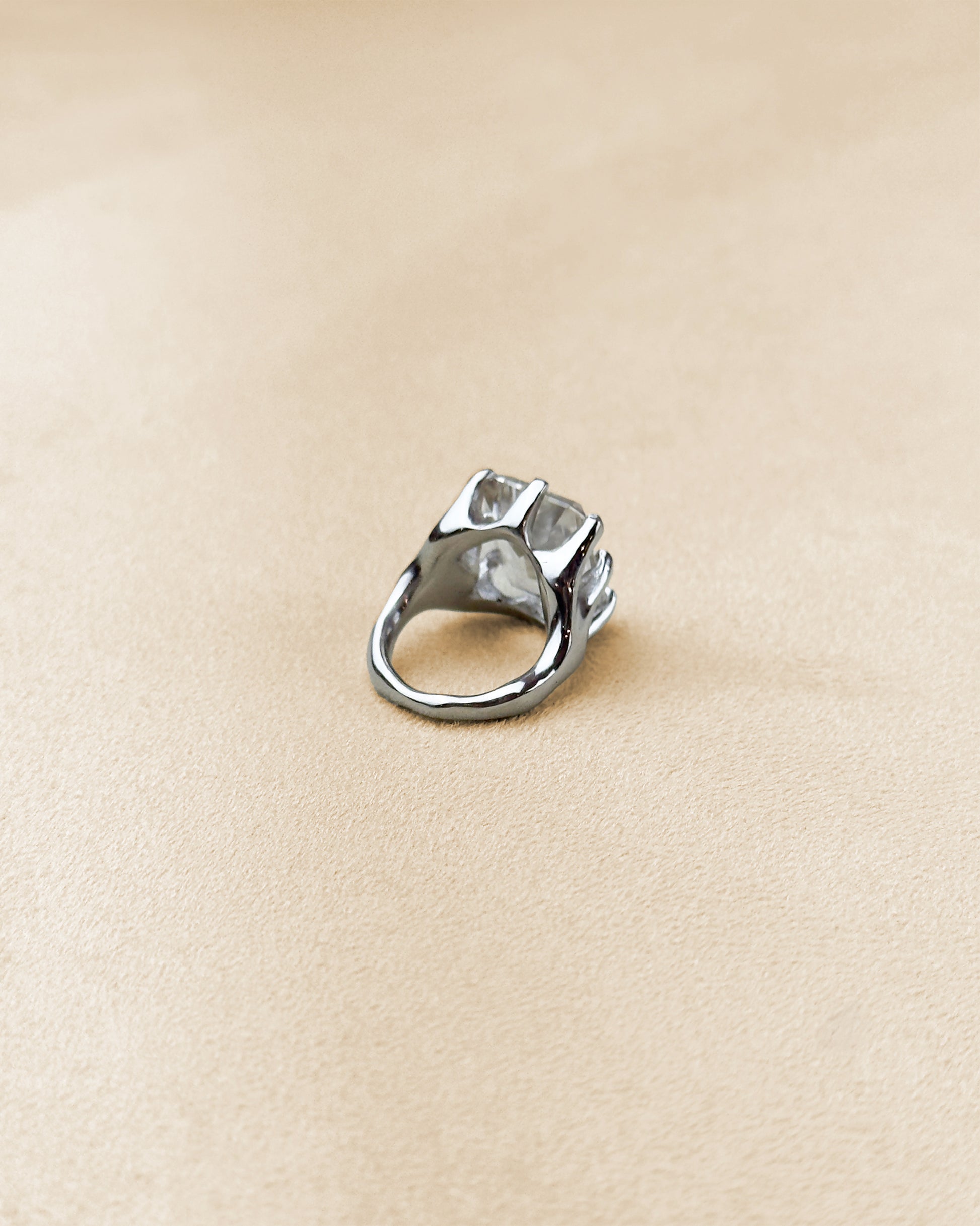 8 Prong Ring — Silver