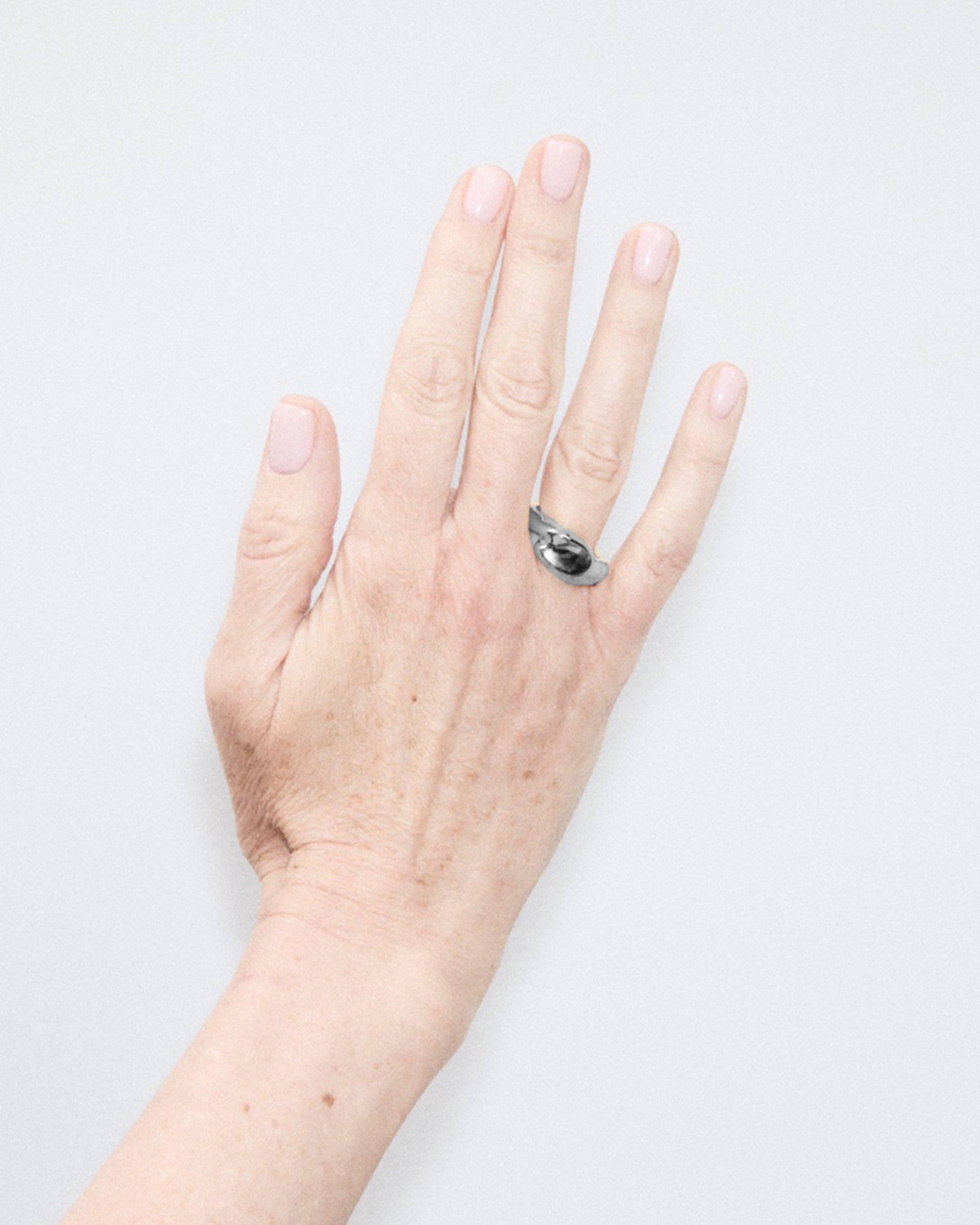 Jellybean Ring — Rhodium