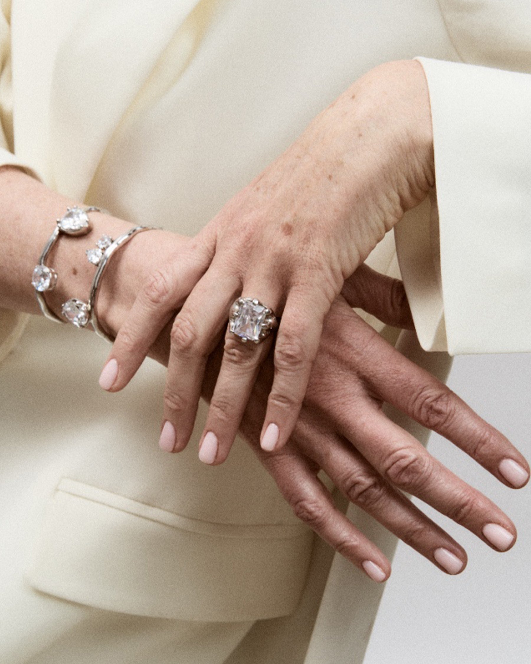 8 Prong Ring — Silver