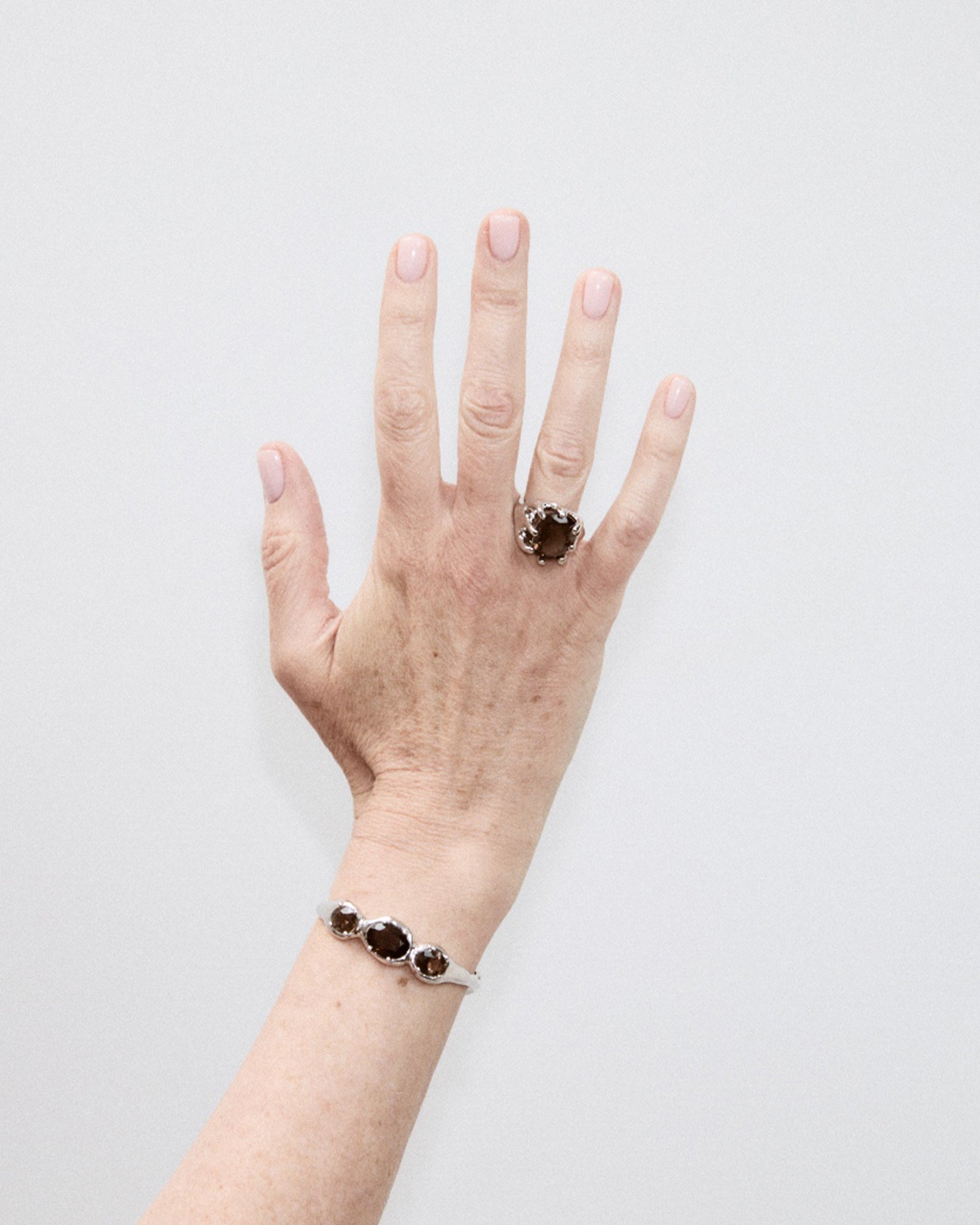 8 Prong Ring — Silver