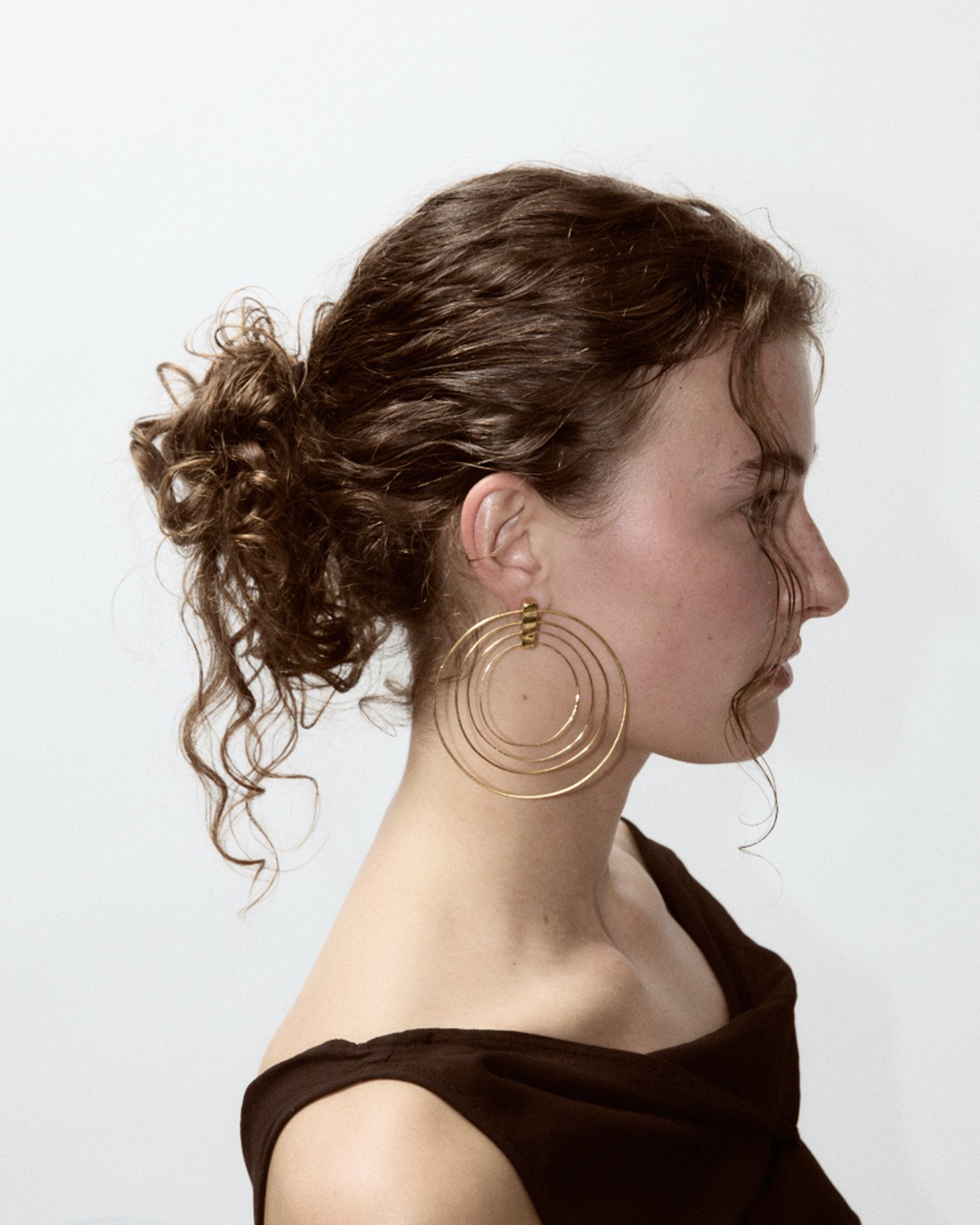 Multi Hoop Earrings — Gold Vermeil
