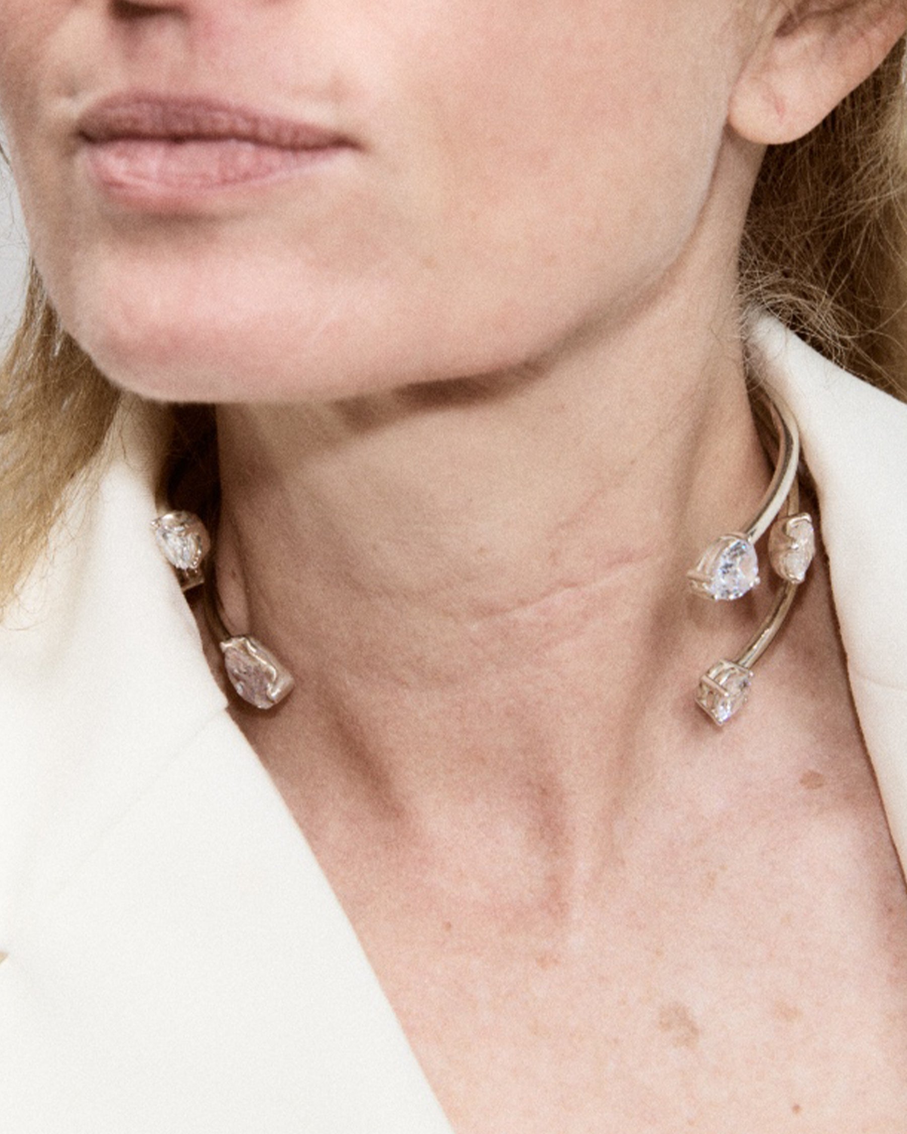 6 Stone Choker — Zirconia