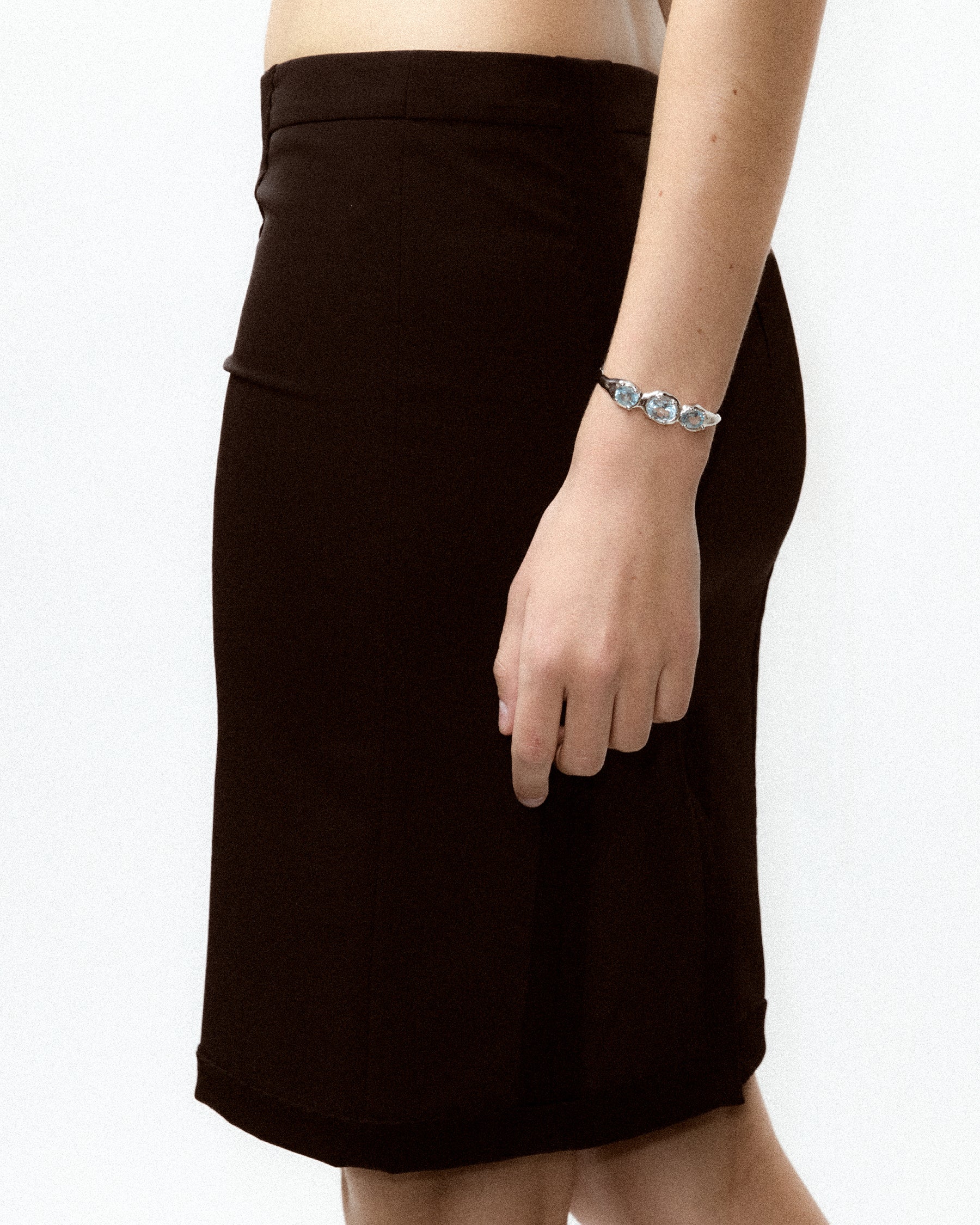 Triple Bangle — Sky Topaz