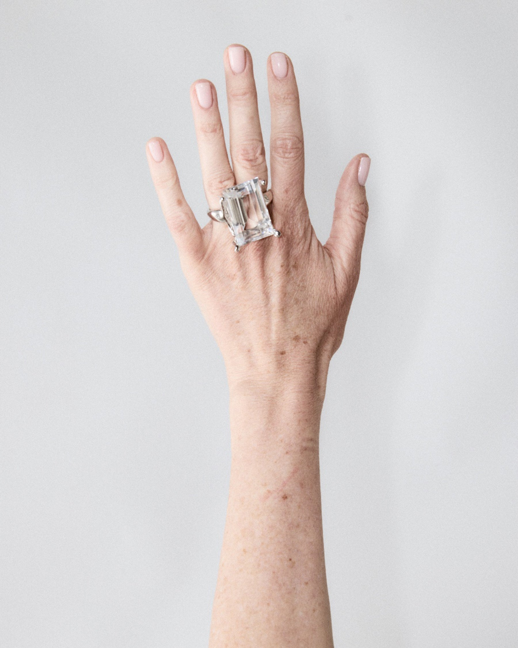 2 Finger Ring — Mountain Crystal