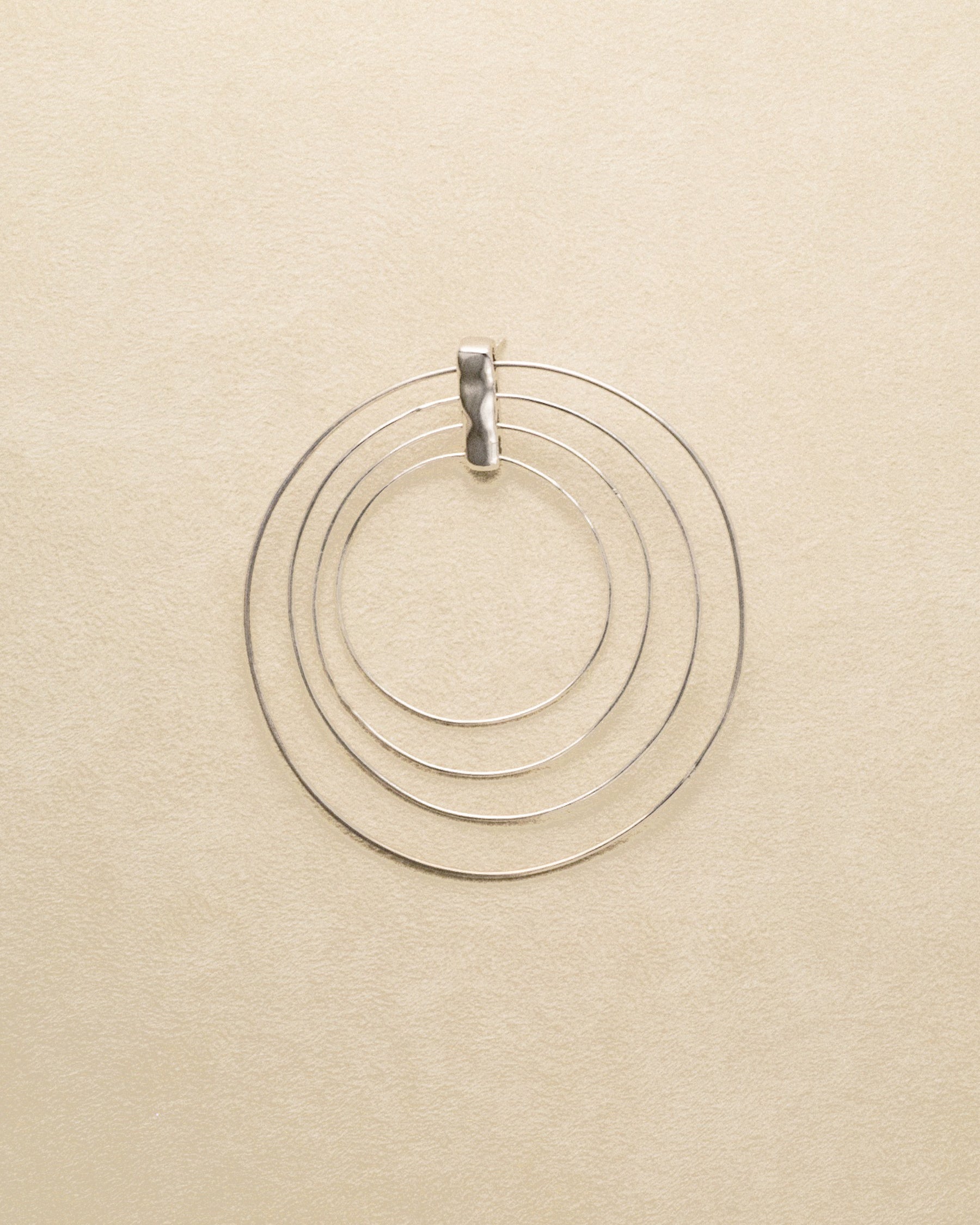 Multi Hoop Earrings — Rhodium