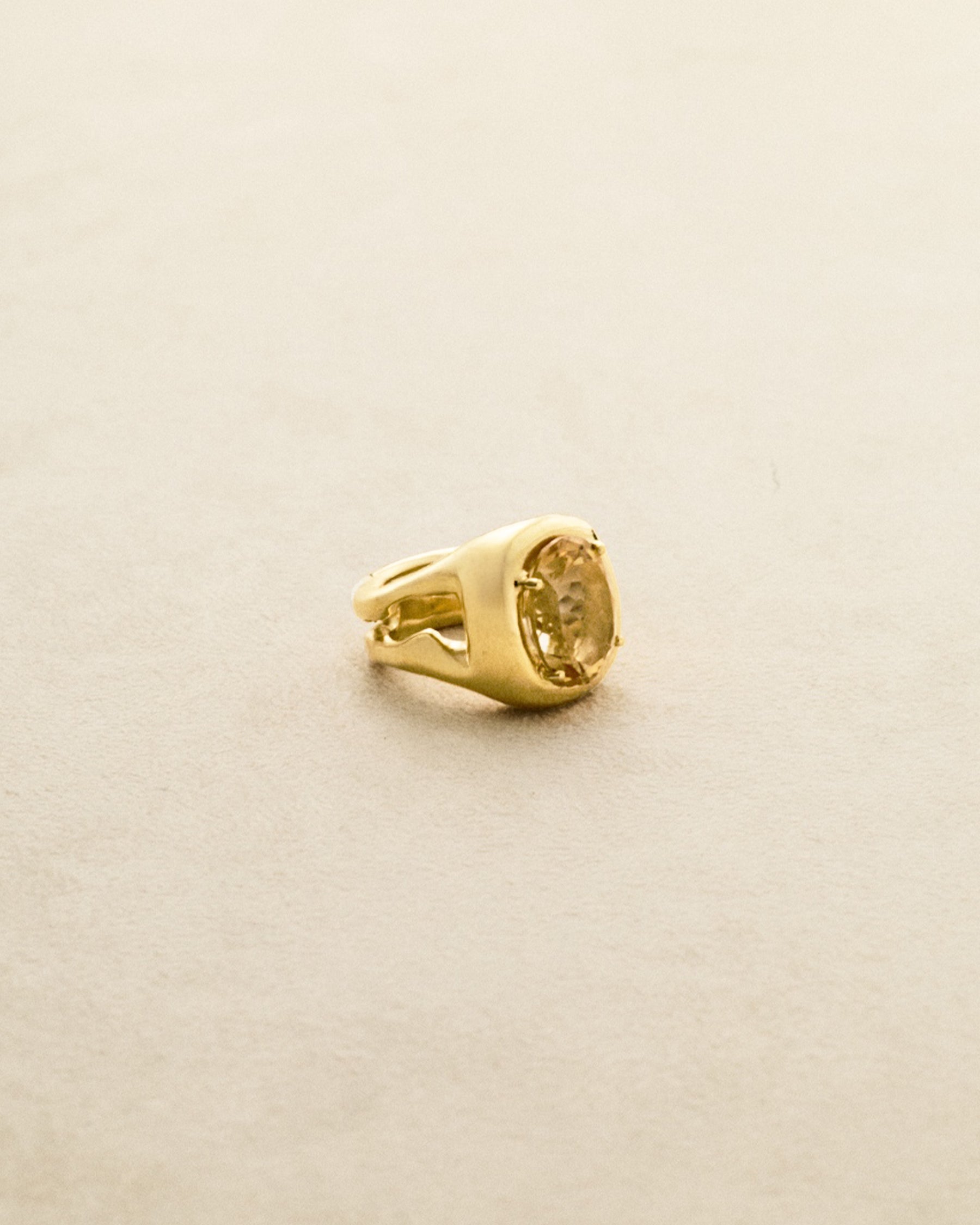 Odd Ring — Citrine