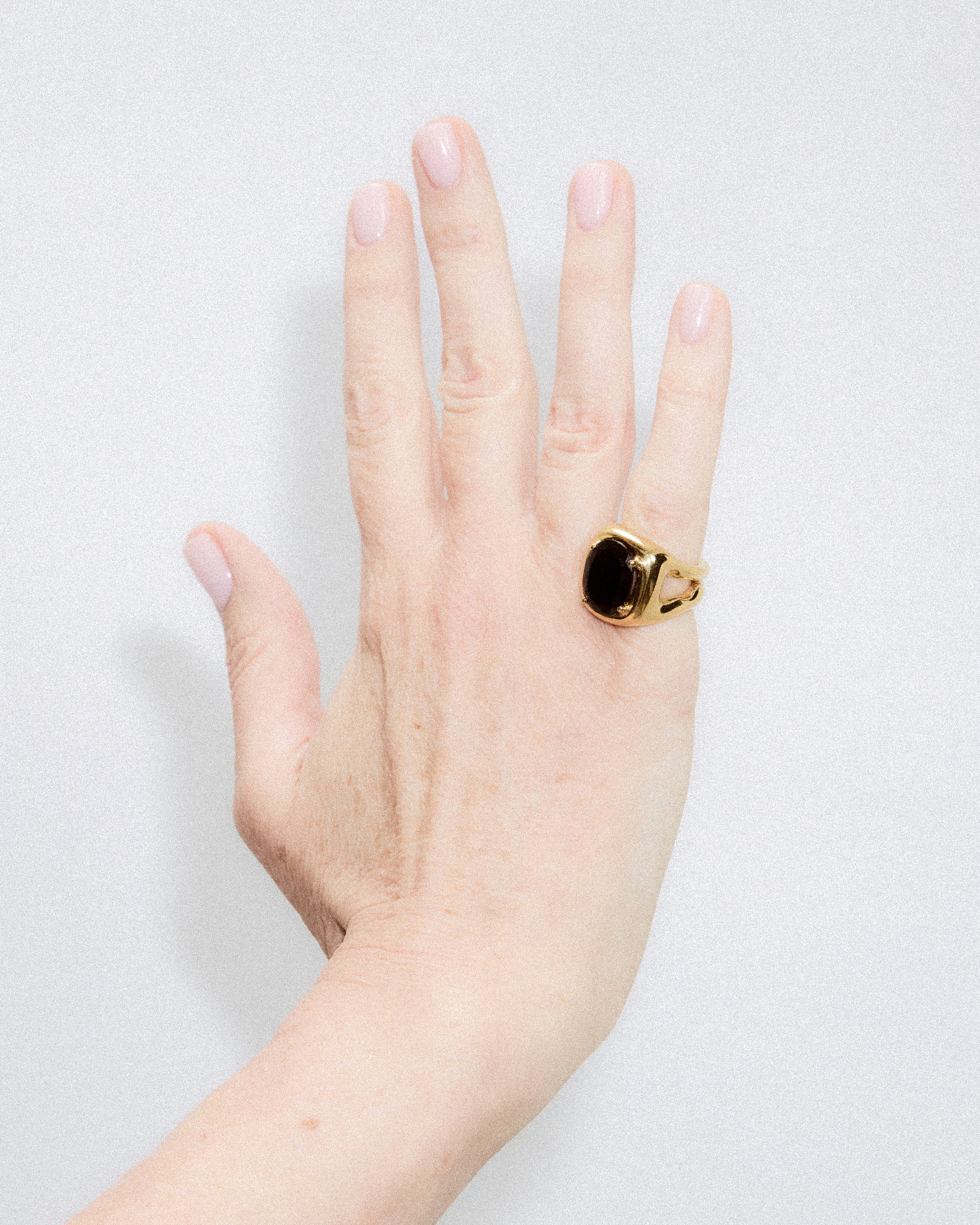 Odd Ring #3 — Garnet