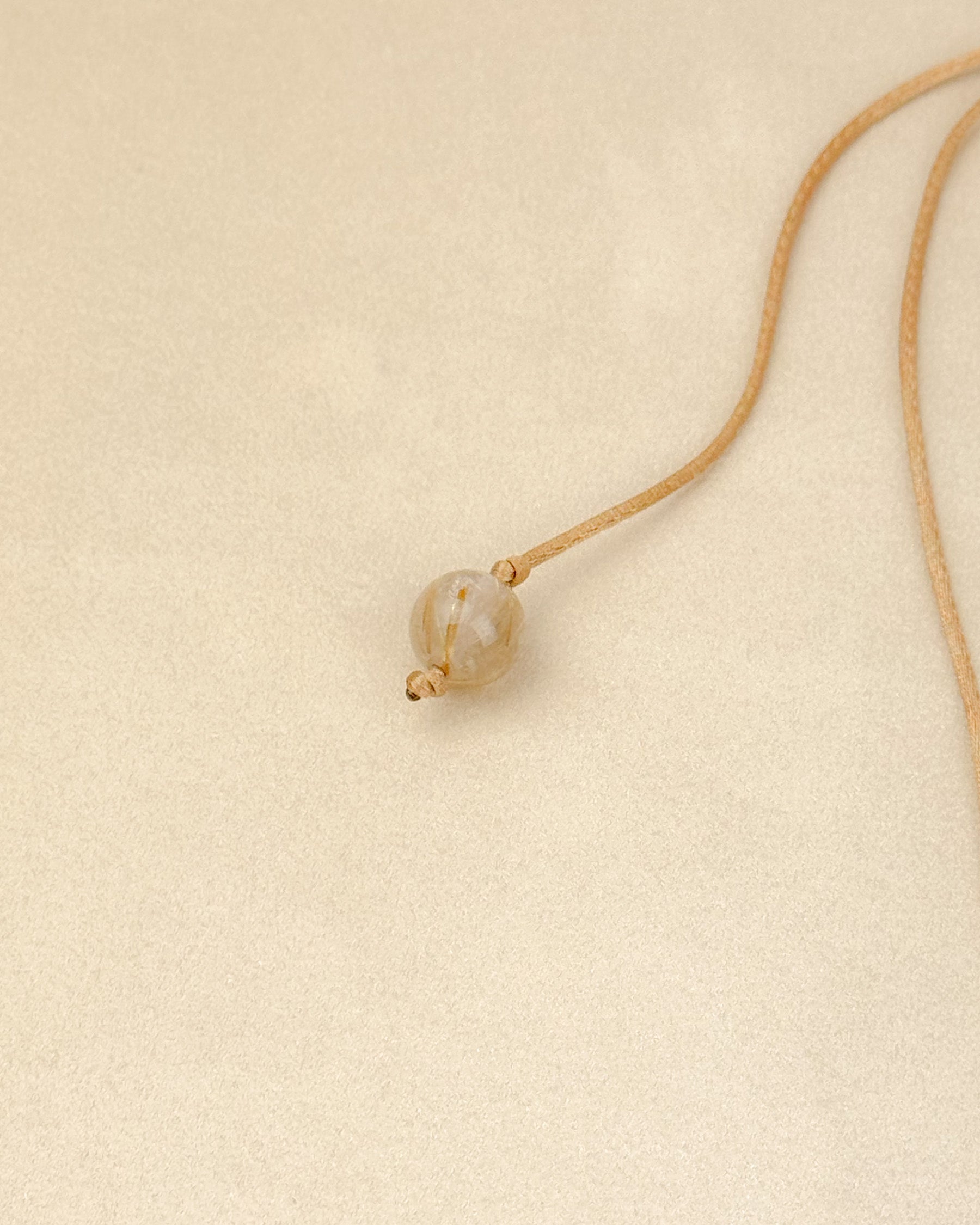 RELIC NO. 2 — BOTSWANA AGATE & GOLD RUTILATED QUARTZ