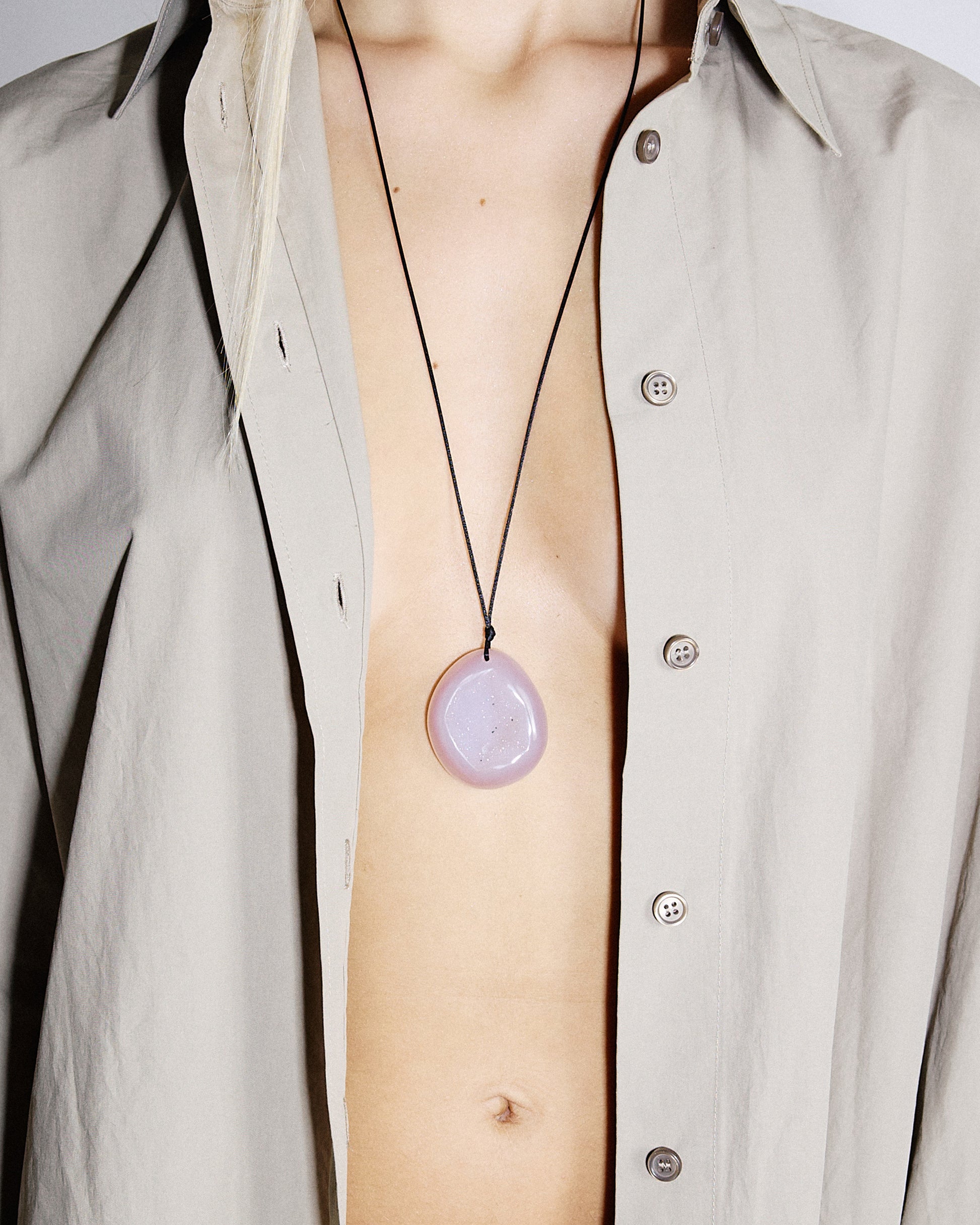 RELIC NO. 3 — LAVENDER AGATE & ROSE QUARTZ