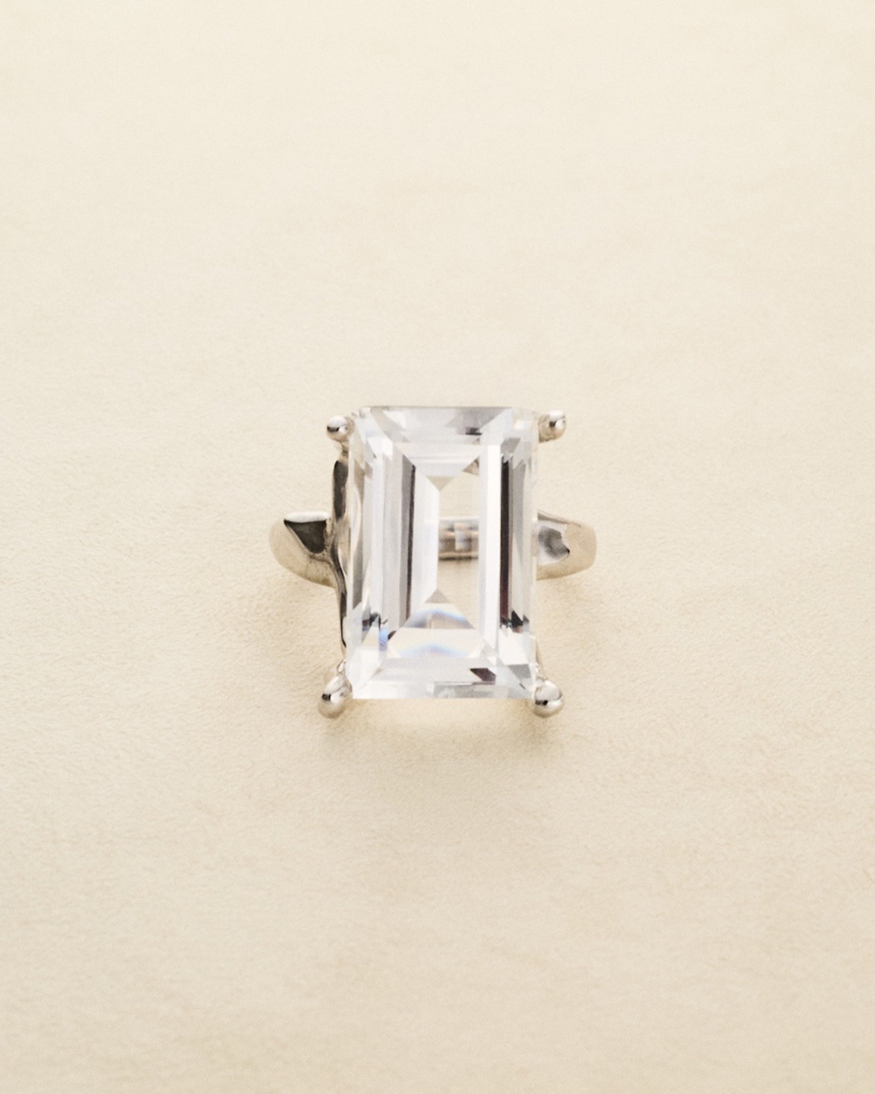 2 Finger Ring — Mountain Crystal