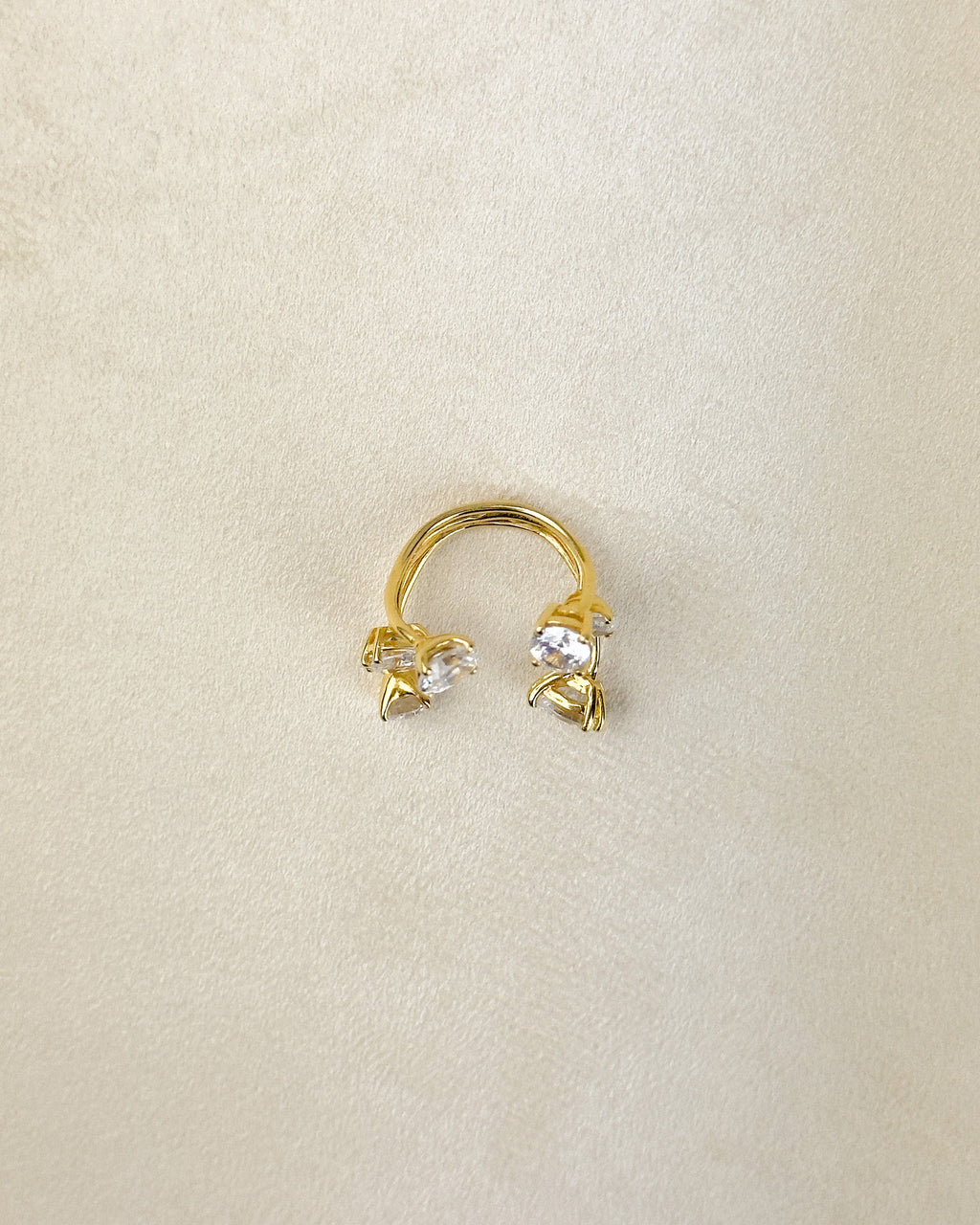 6 Stone Ring — Gold Vermeil