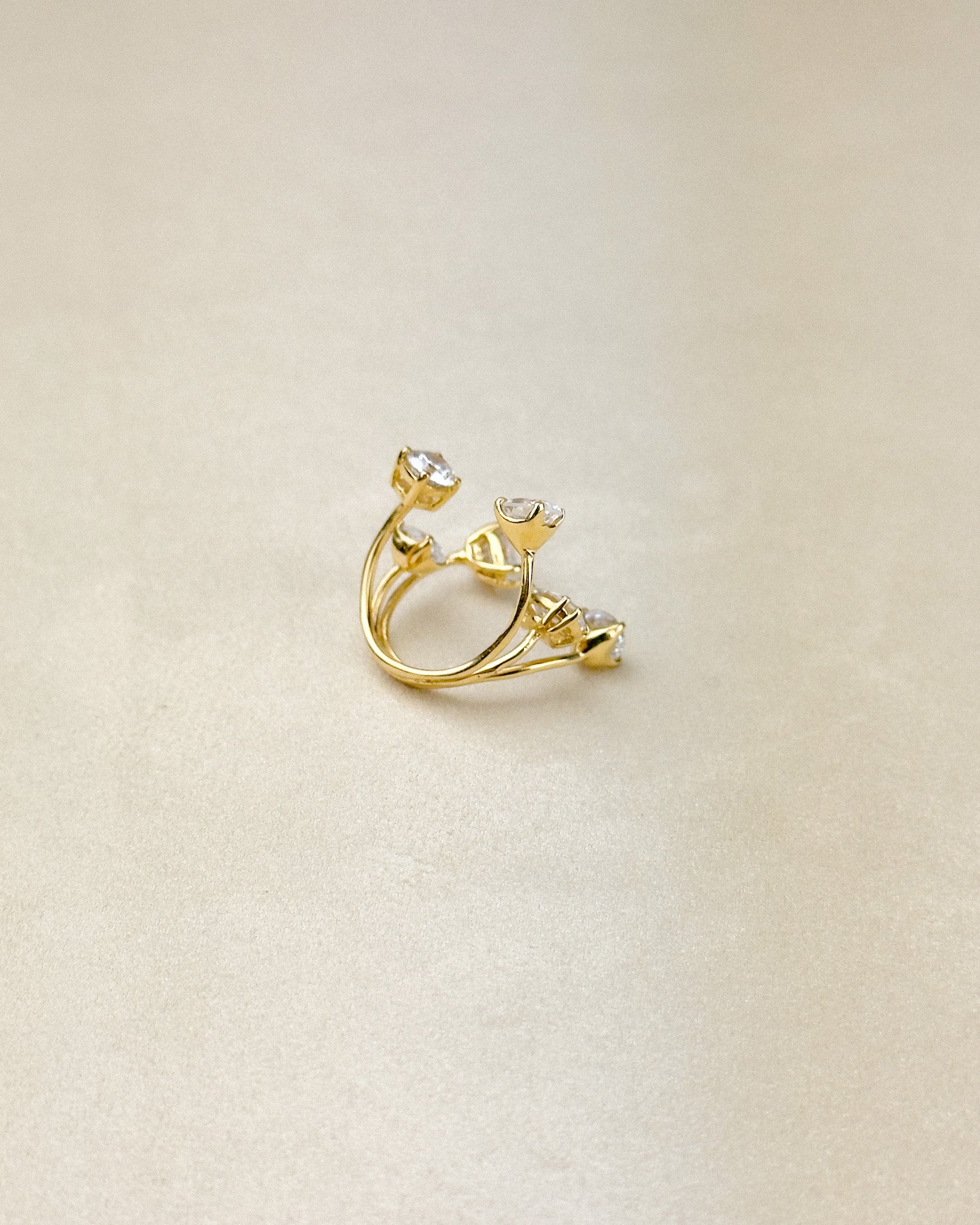 6 Stone Ring — Gold Vermeil