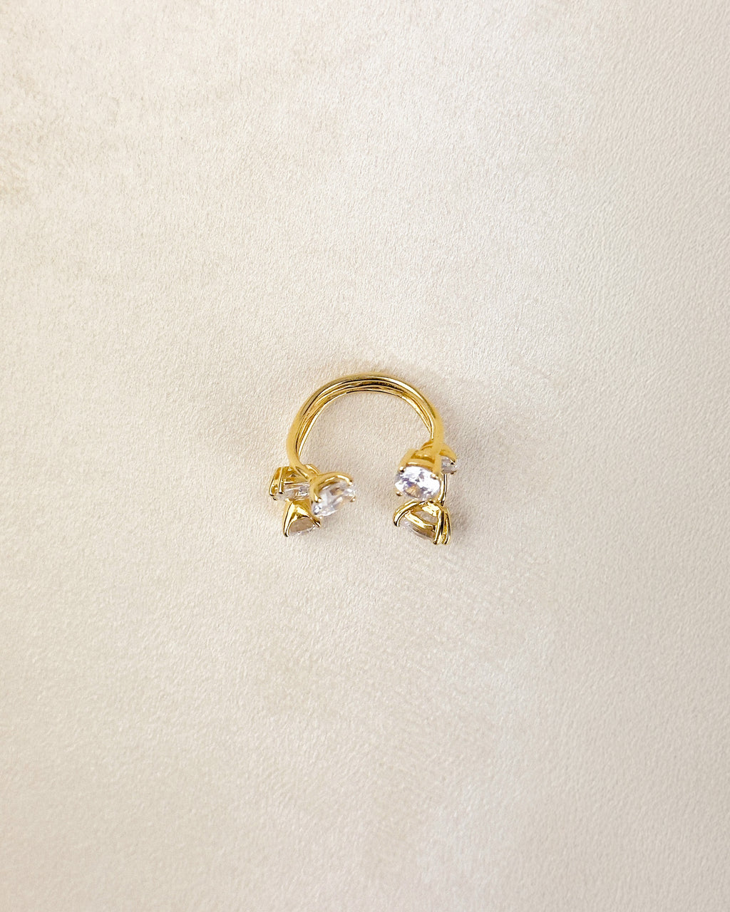 6 Stone Ring — Gold Vermeil