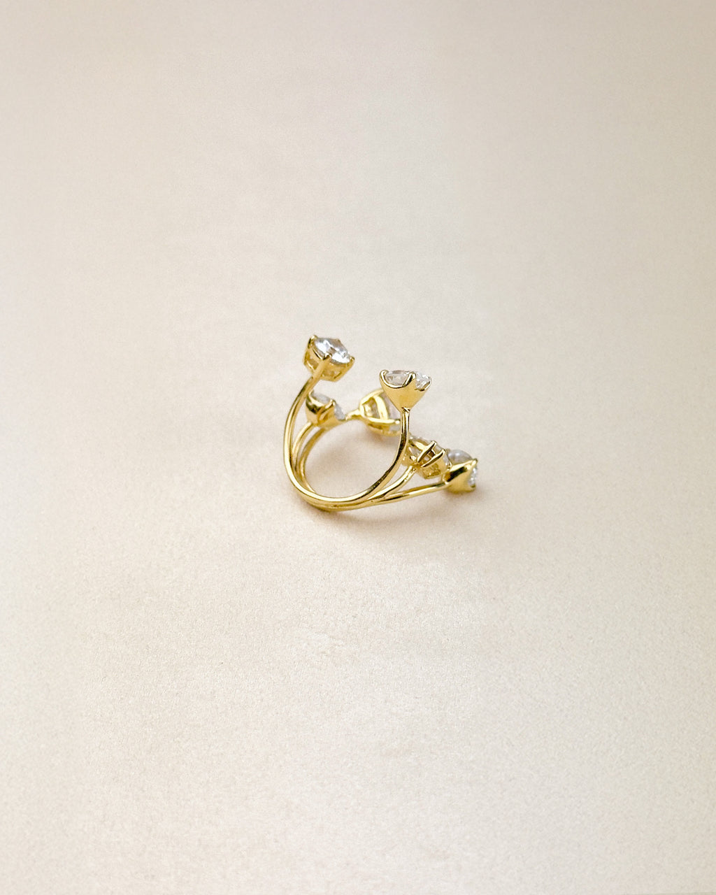 6 Stone Ring — Gold Vermeil