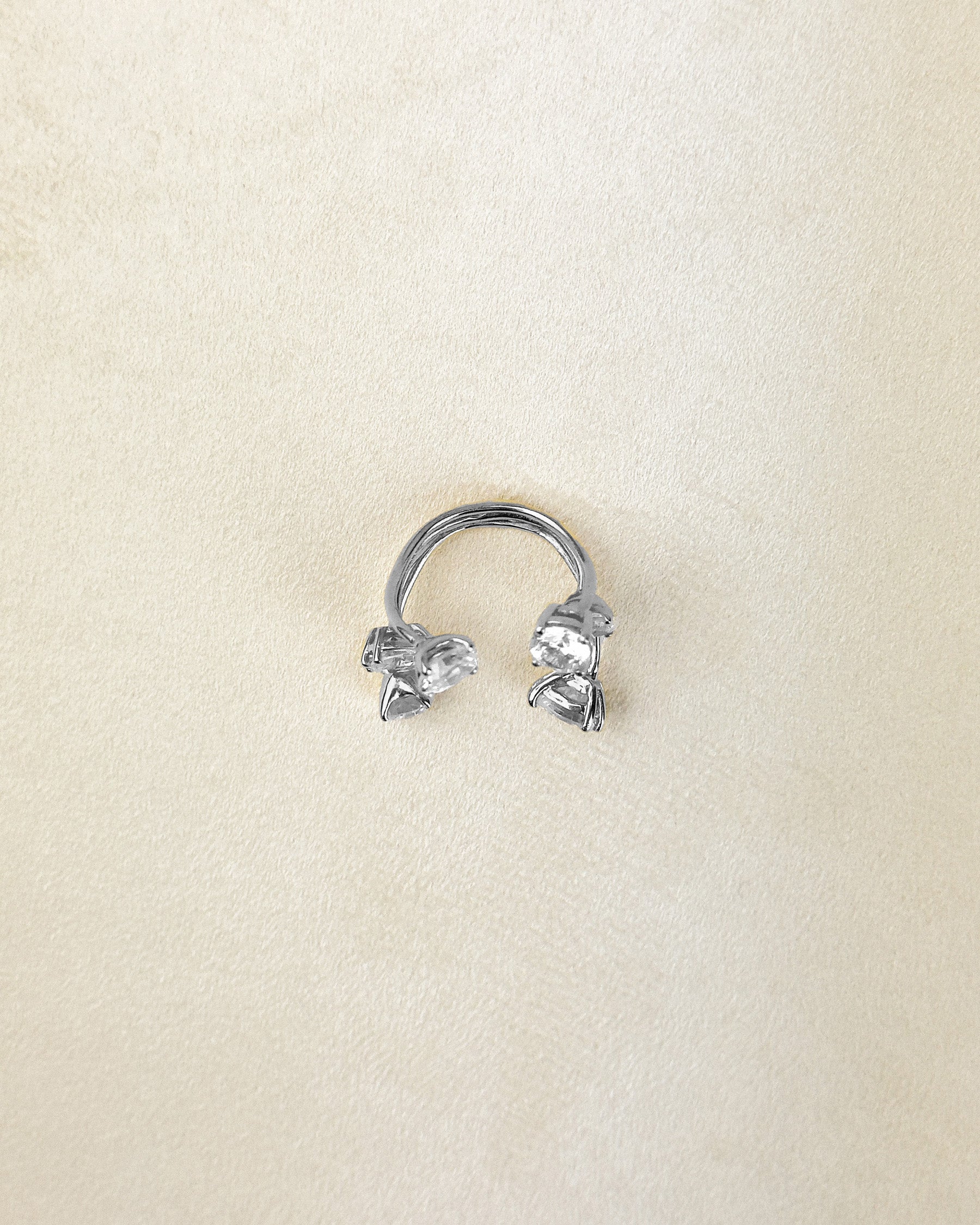 6 Stone Ring — Silver