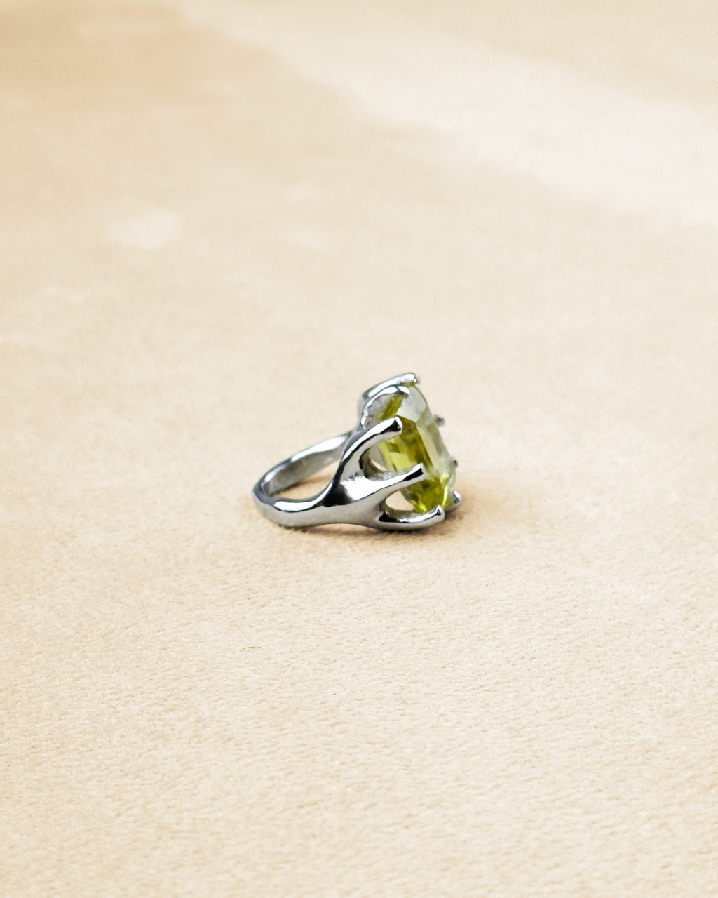8 Prong Ring — Silver