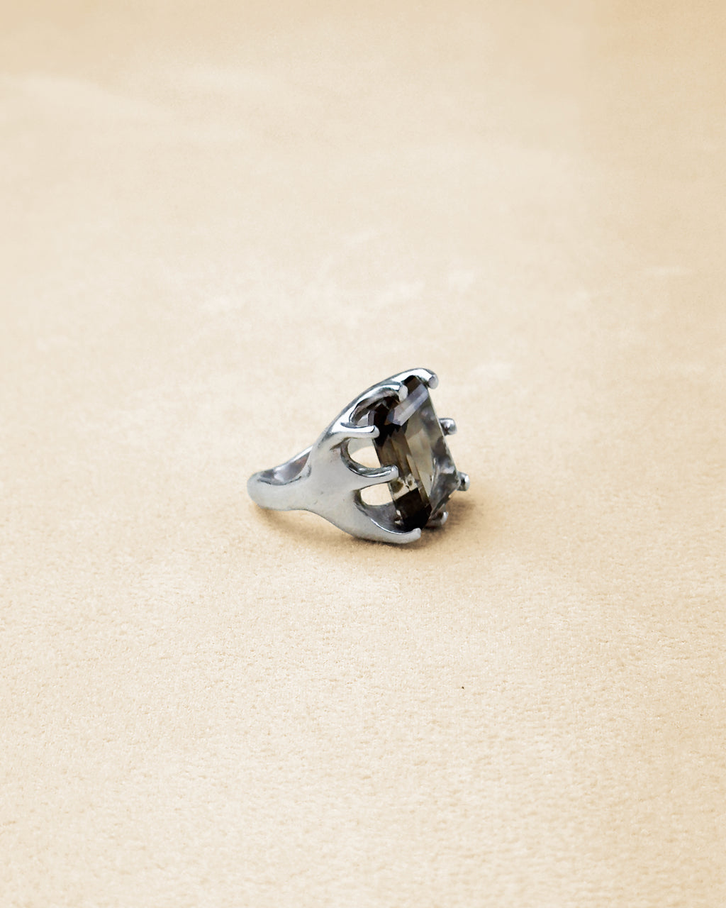 8 Prong Ring — Silver