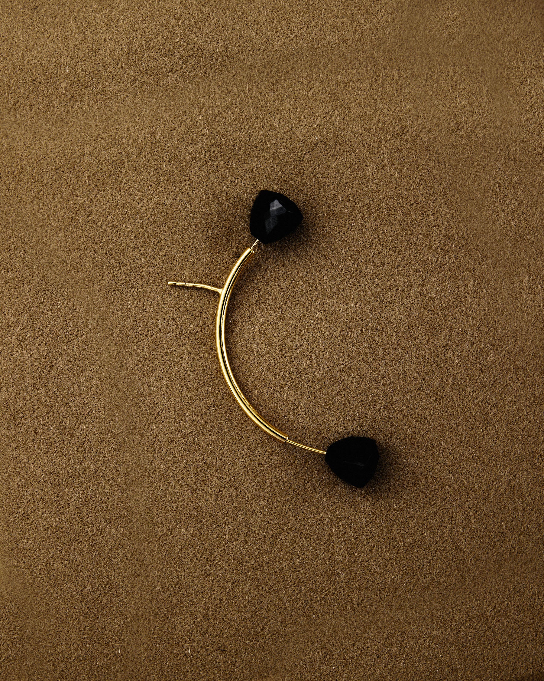 Antenna Earring — Onyx