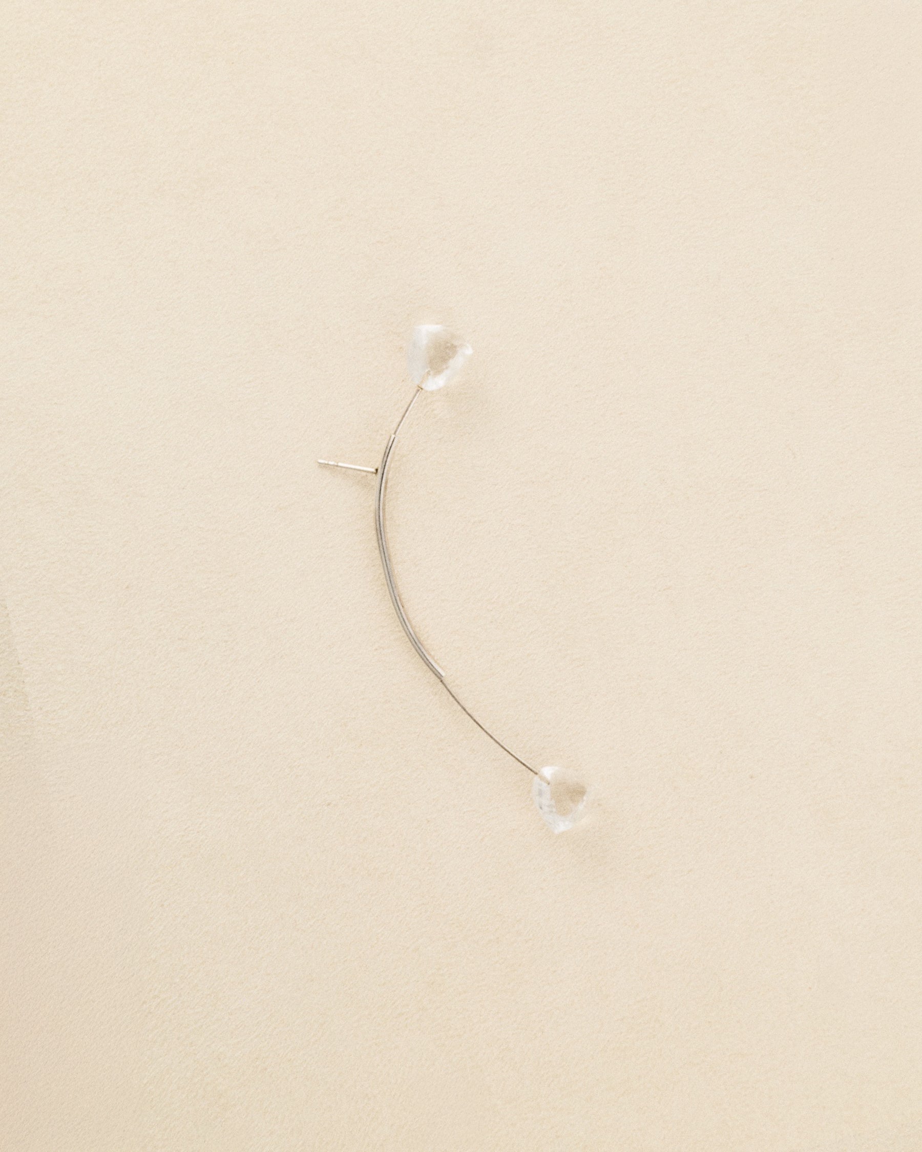 Antenna Earring — Mountain Crystal