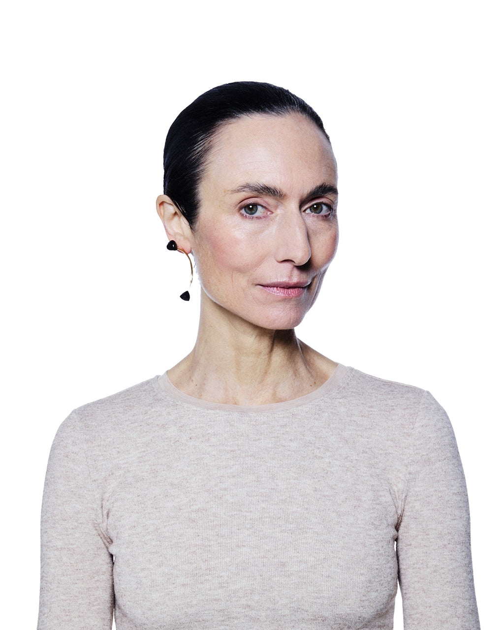 Antenna Earring — Onyx