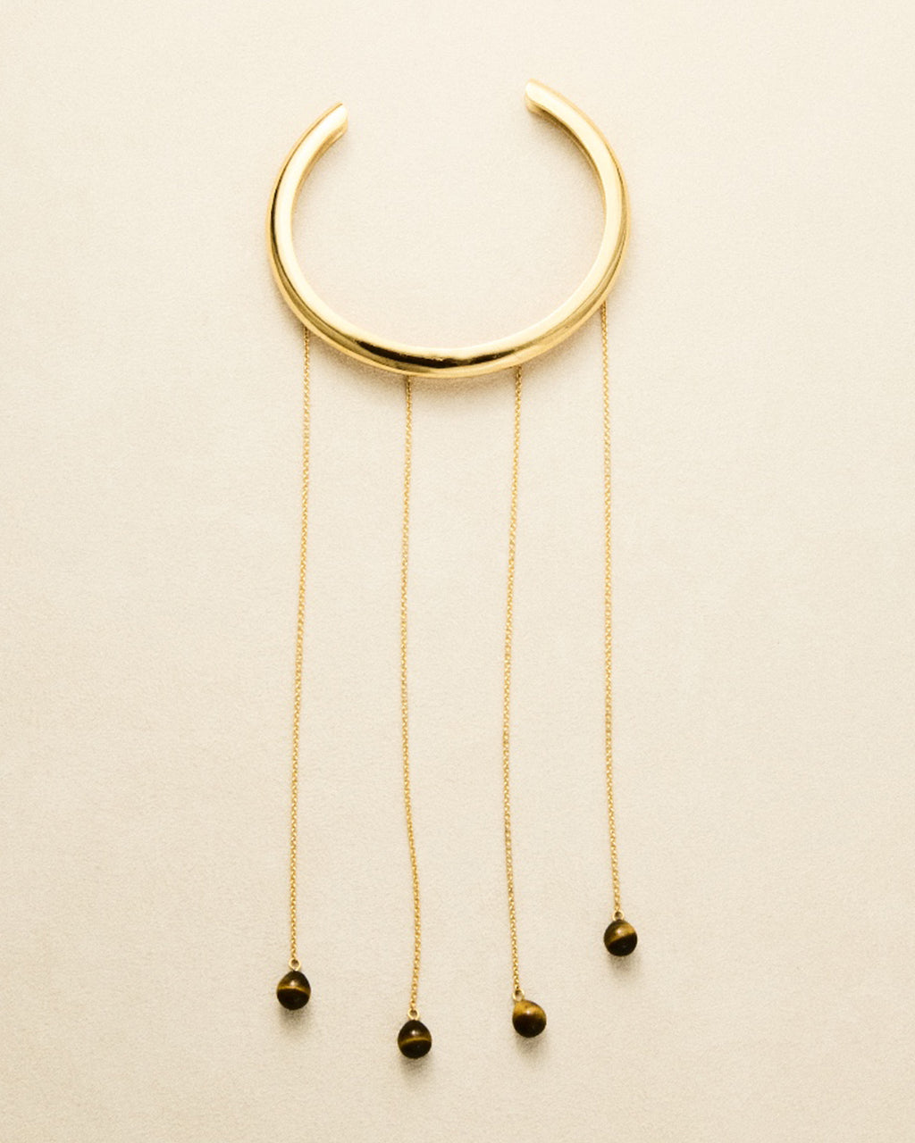 Drops Arm Cuff — Tiger Eye