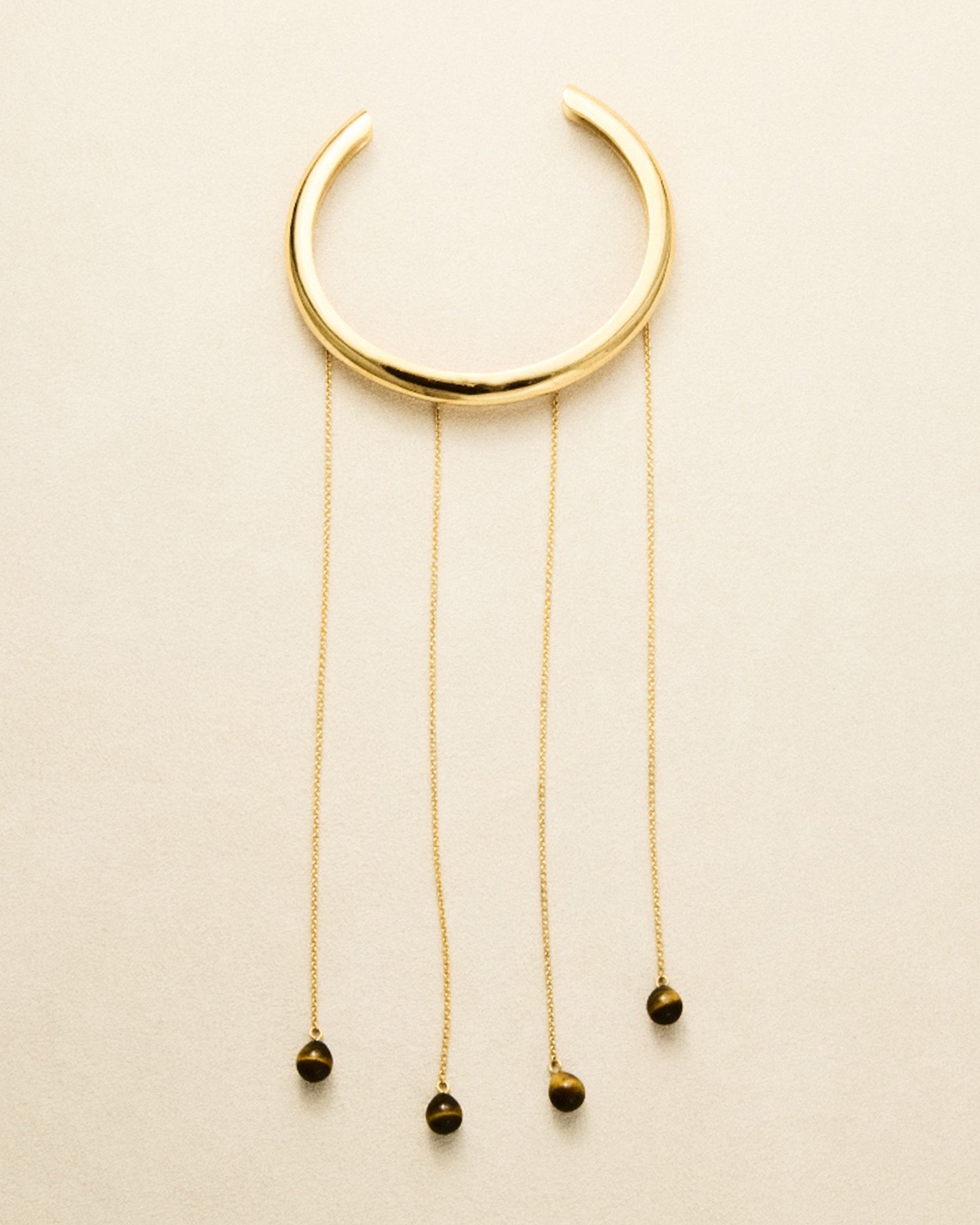 Drops Arm Cuff — Tiger Eye
