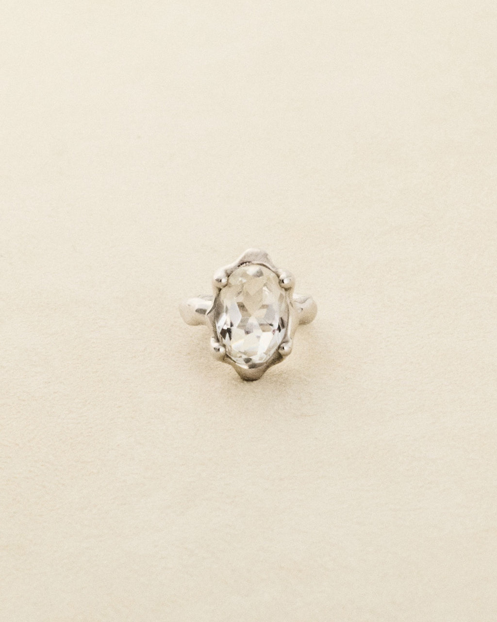 Micro Bangle Ring — Mountain Crystal