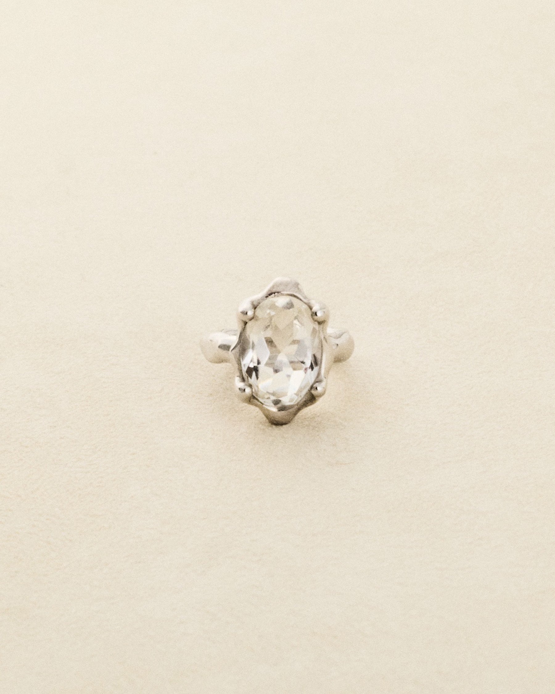 Micro Bangle Ring — Mountain Crystal