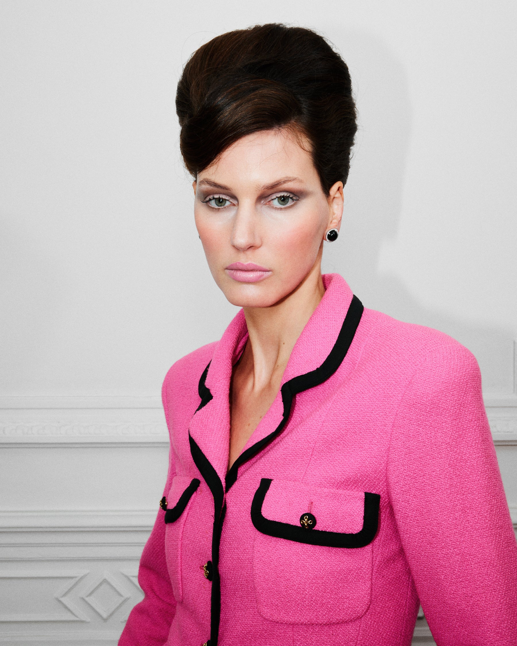 Cabochon Pavé Earrings — Onyx