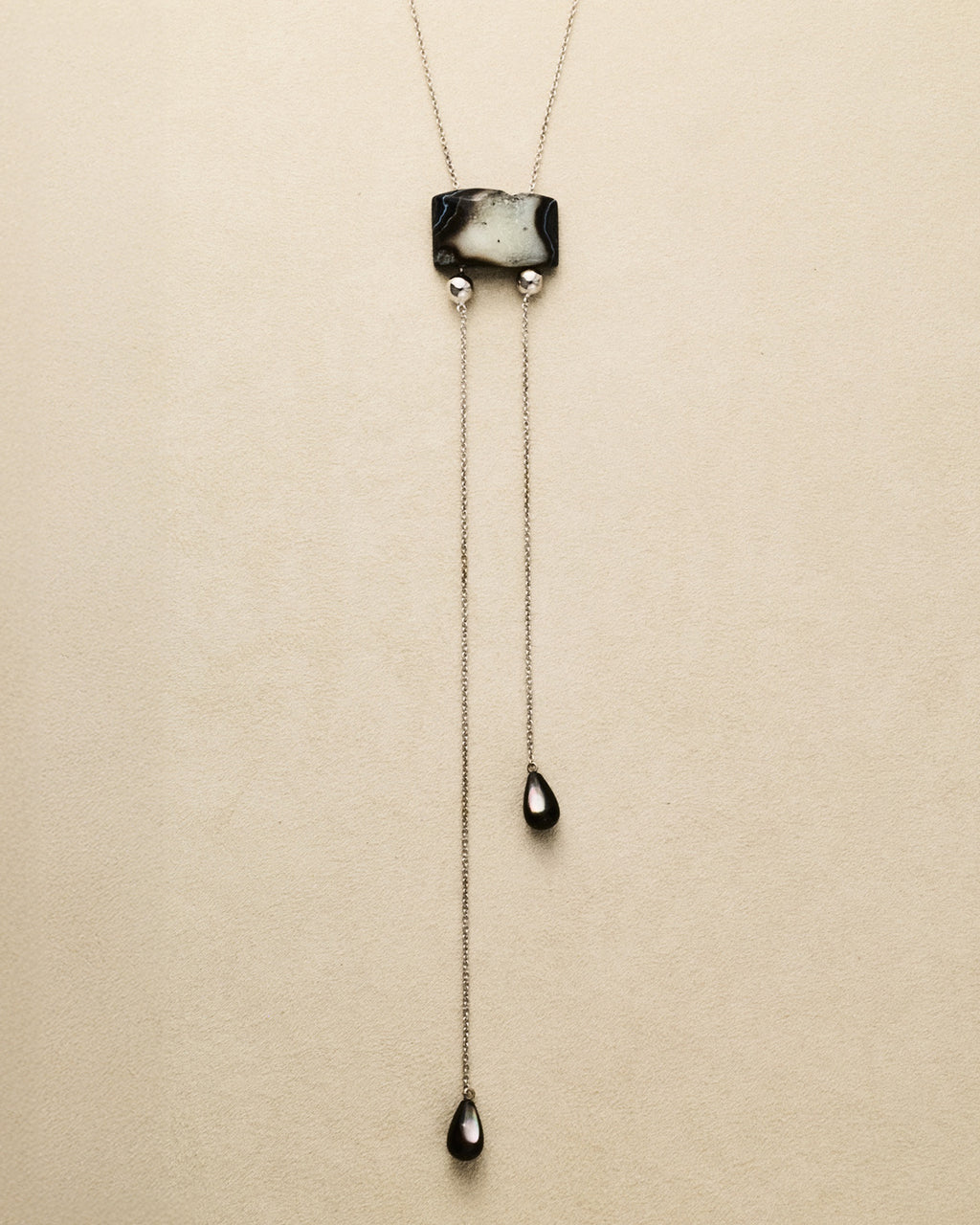 Cowboy Necklace — Rhodium Plated
