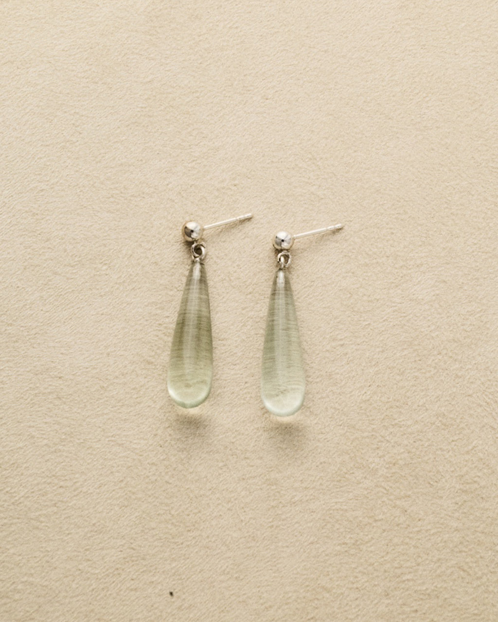 Ear Drop — Prasiolite