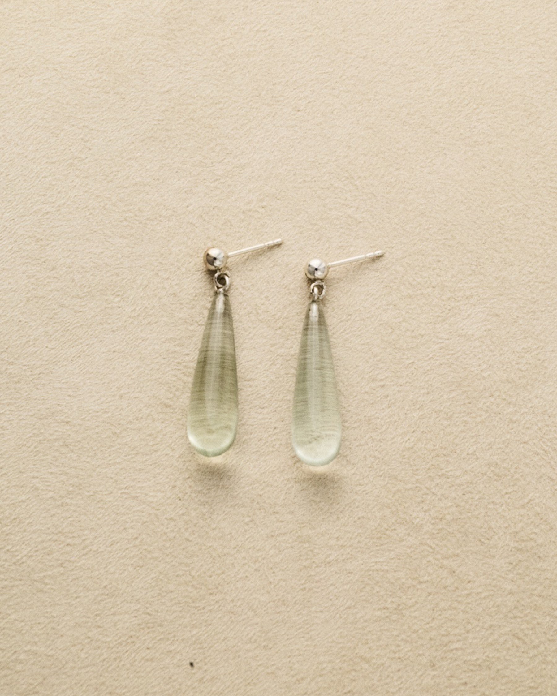 Ear Drop — Prasiolite