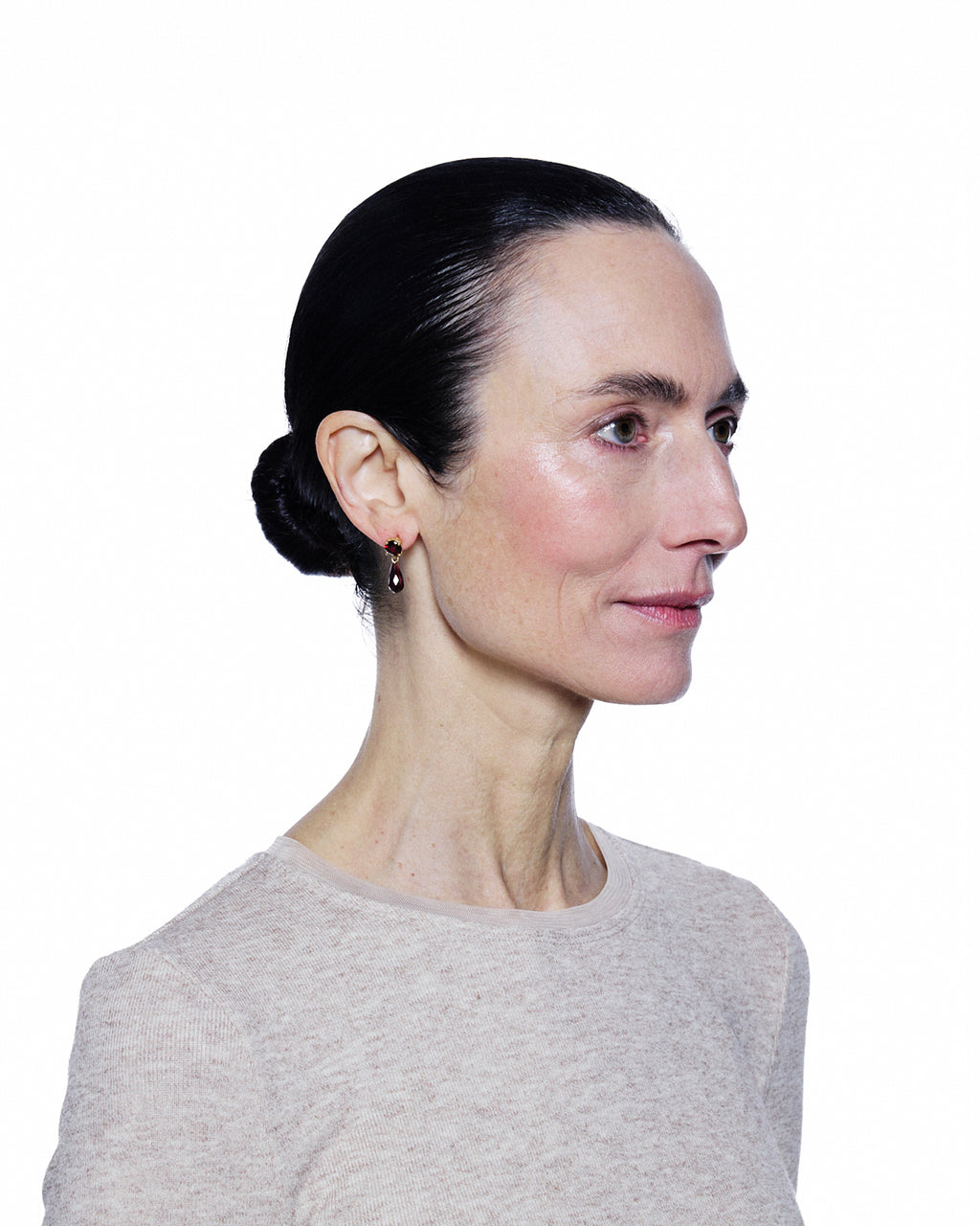 Ear Drop Lux — Mini Garnet