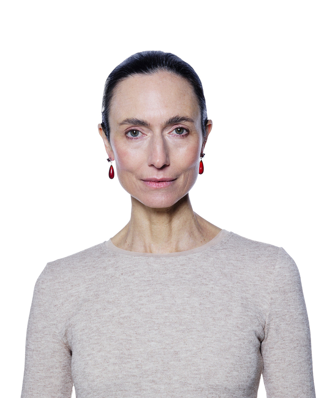 Ear Drop Lux — Garnet