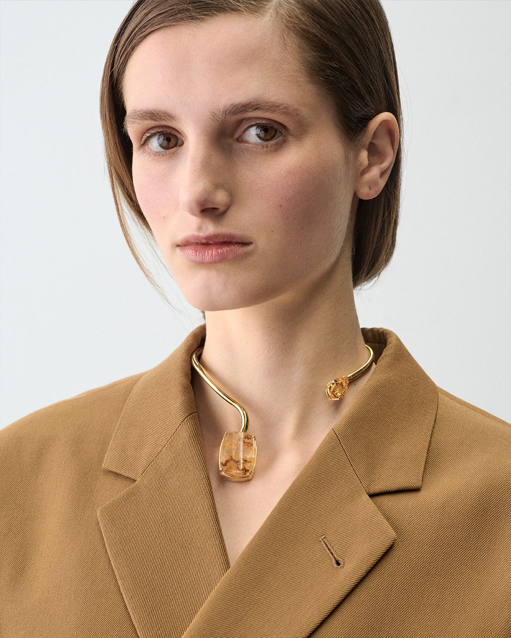 Choker 2 Stones — Citrine