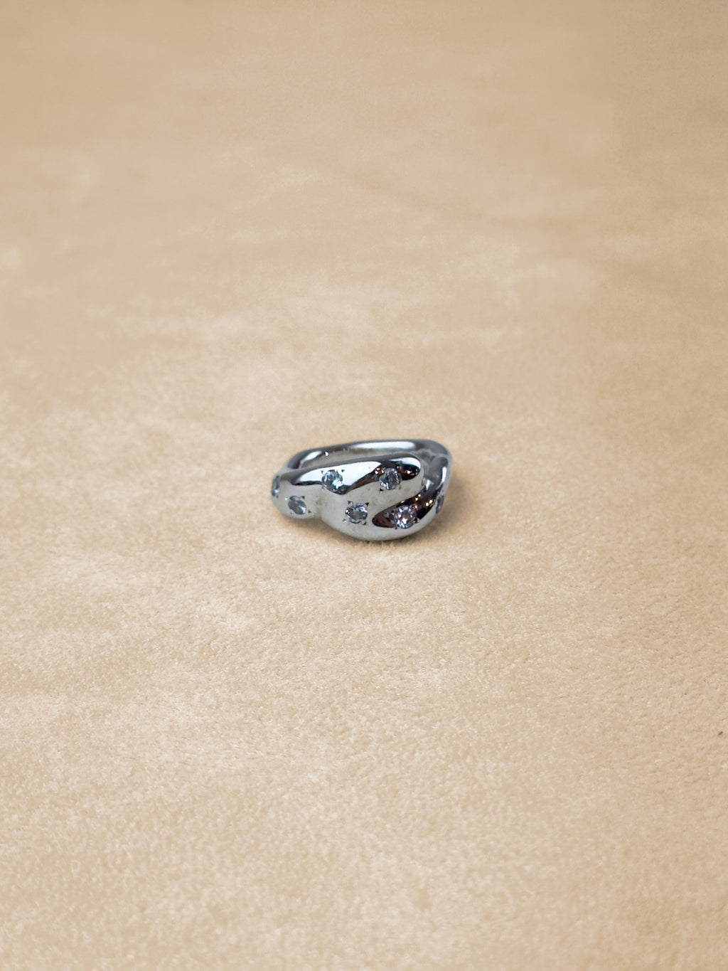 Jellybean – Sky Topaz – Rhodium Plated