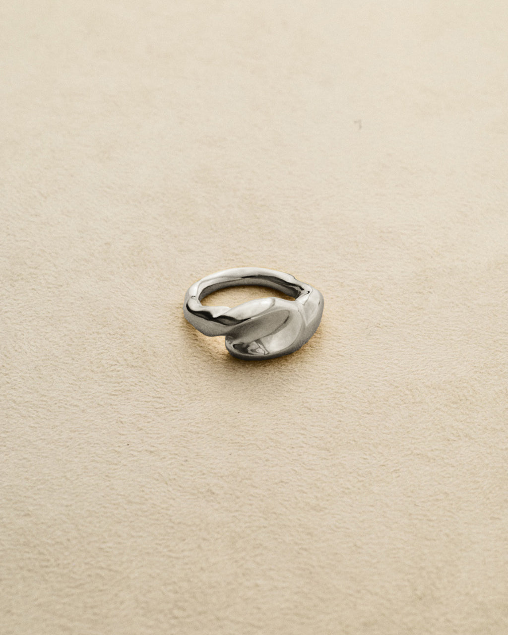 Jellybean Ring — Rhodium