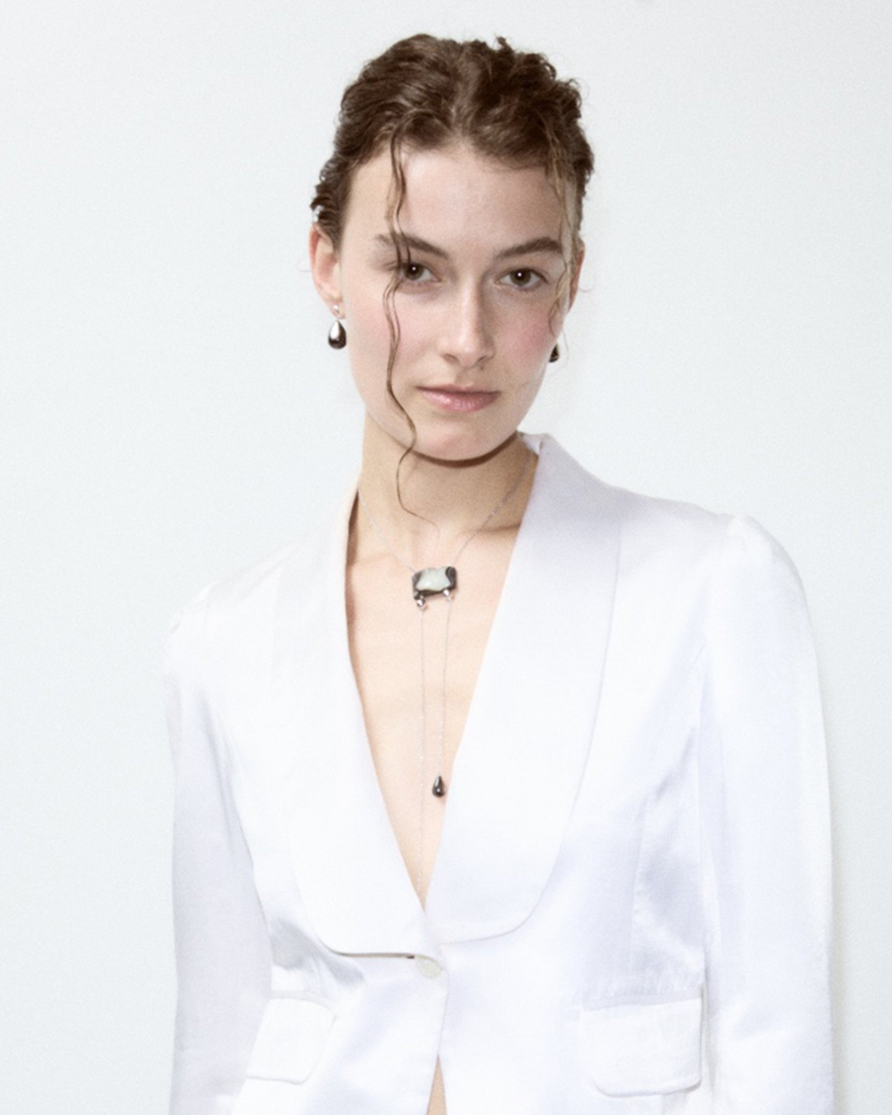 Cowboy Necklace — Rhodium Plated