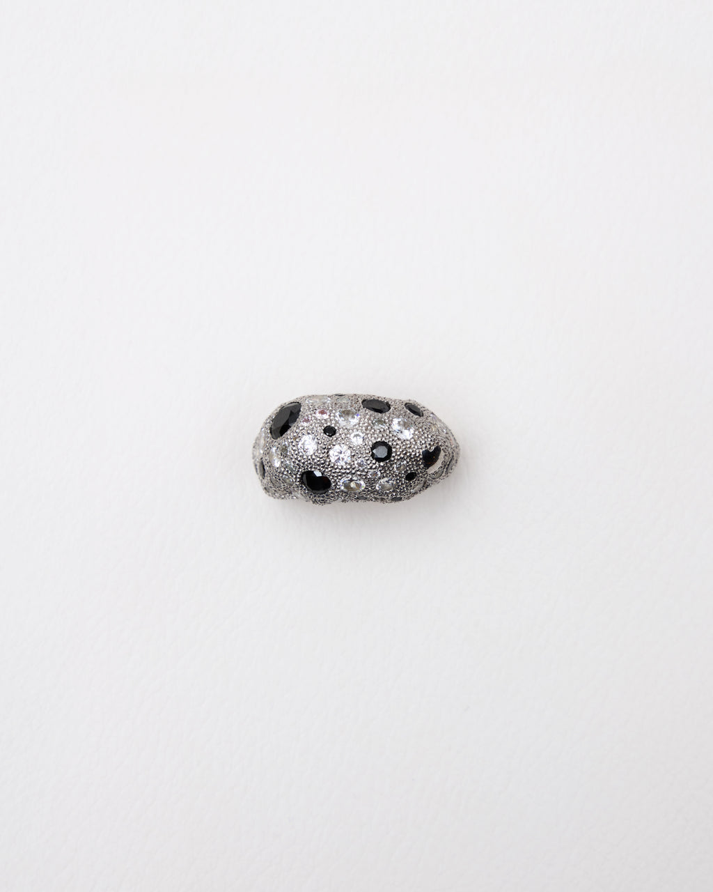 Milgrain Pavé Ring — Caviar