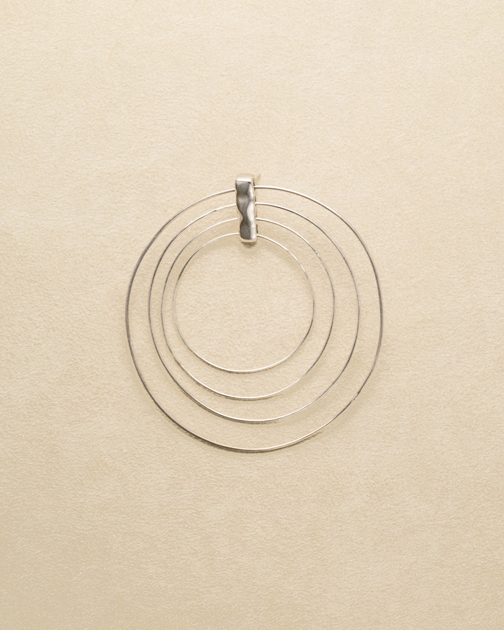 Multi Hoop Earrings — Rhodium
