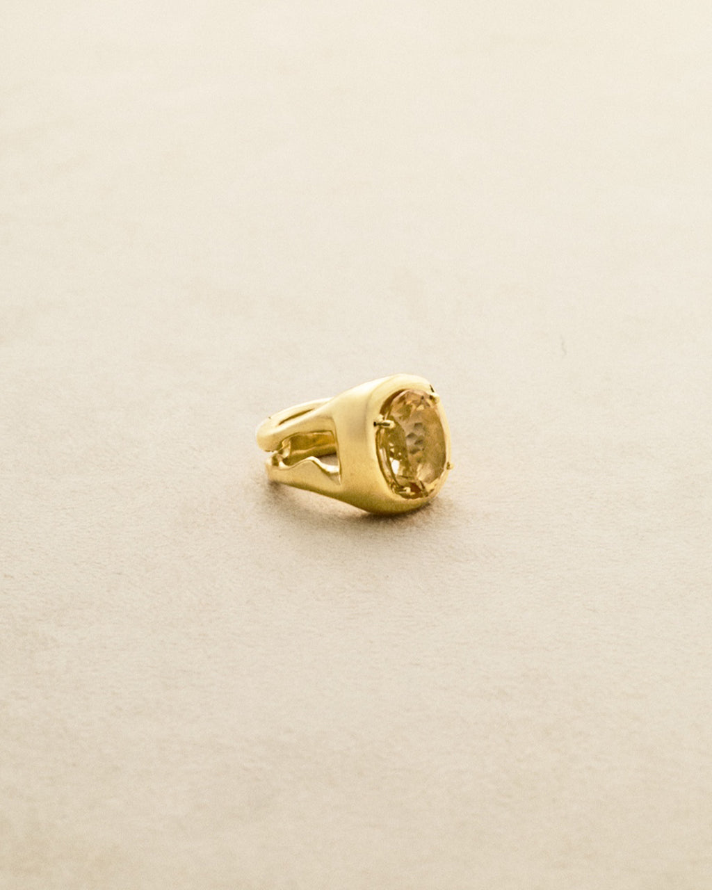 Odd Ring — Citrine