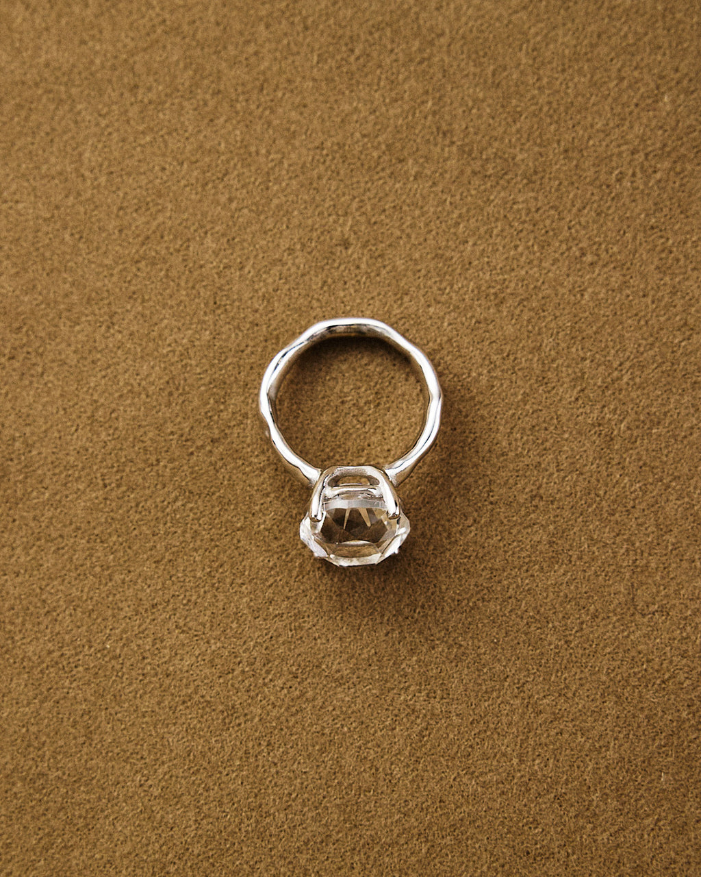 Drop Ring — Mountain Crystal