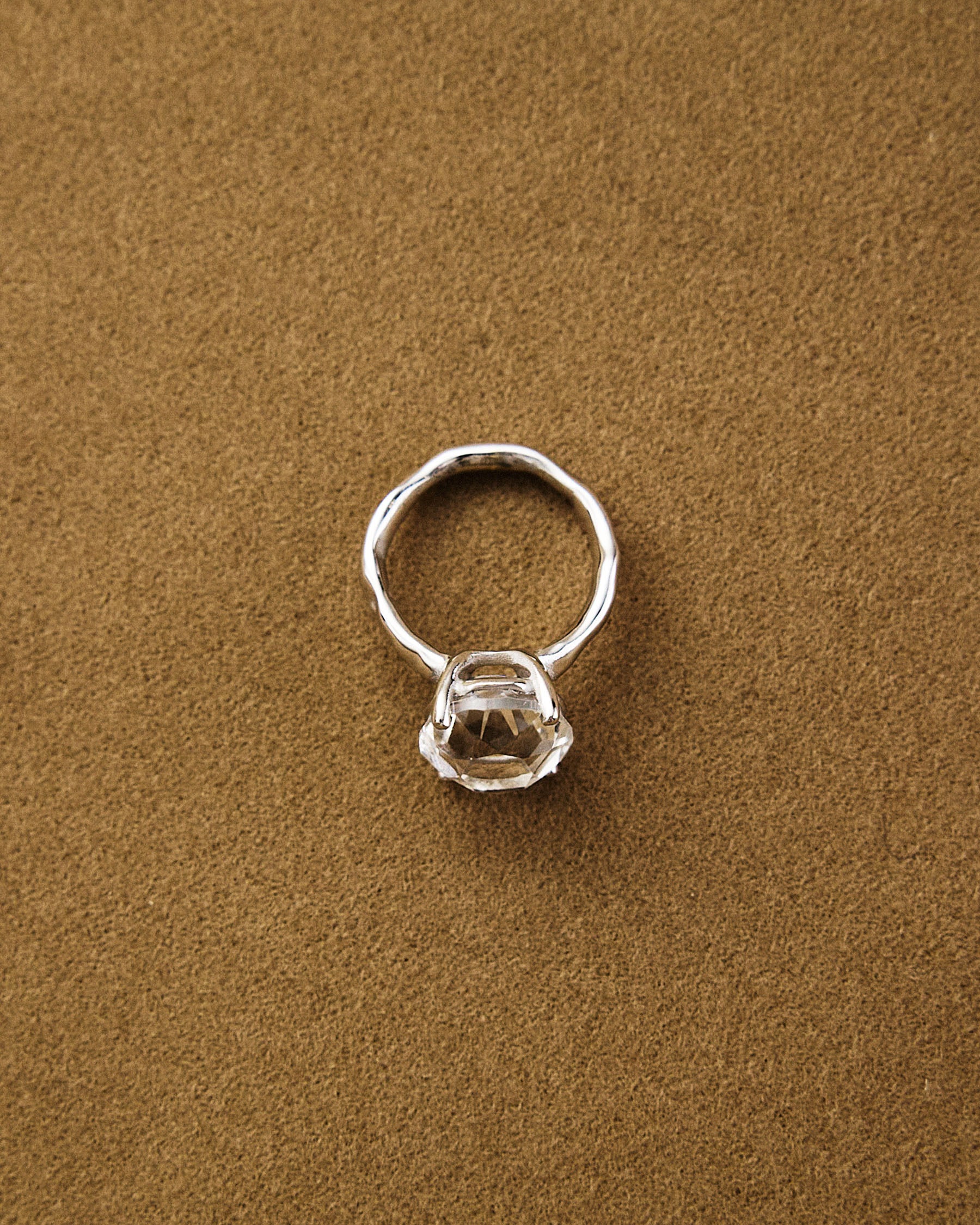 Drop Ring — Mountain Crystal
