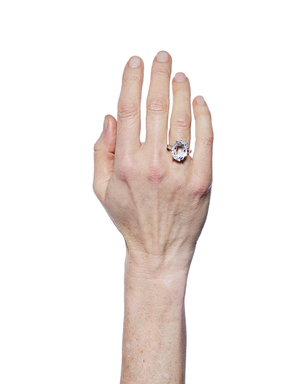 Drop Ring — Mountain Crystal