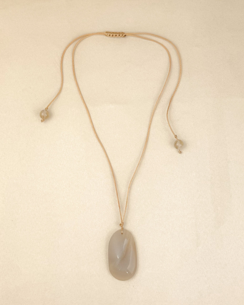 RELIC NO. 2 — BOTSWANA AGATE & GOLD RUTILATED QUARTZ