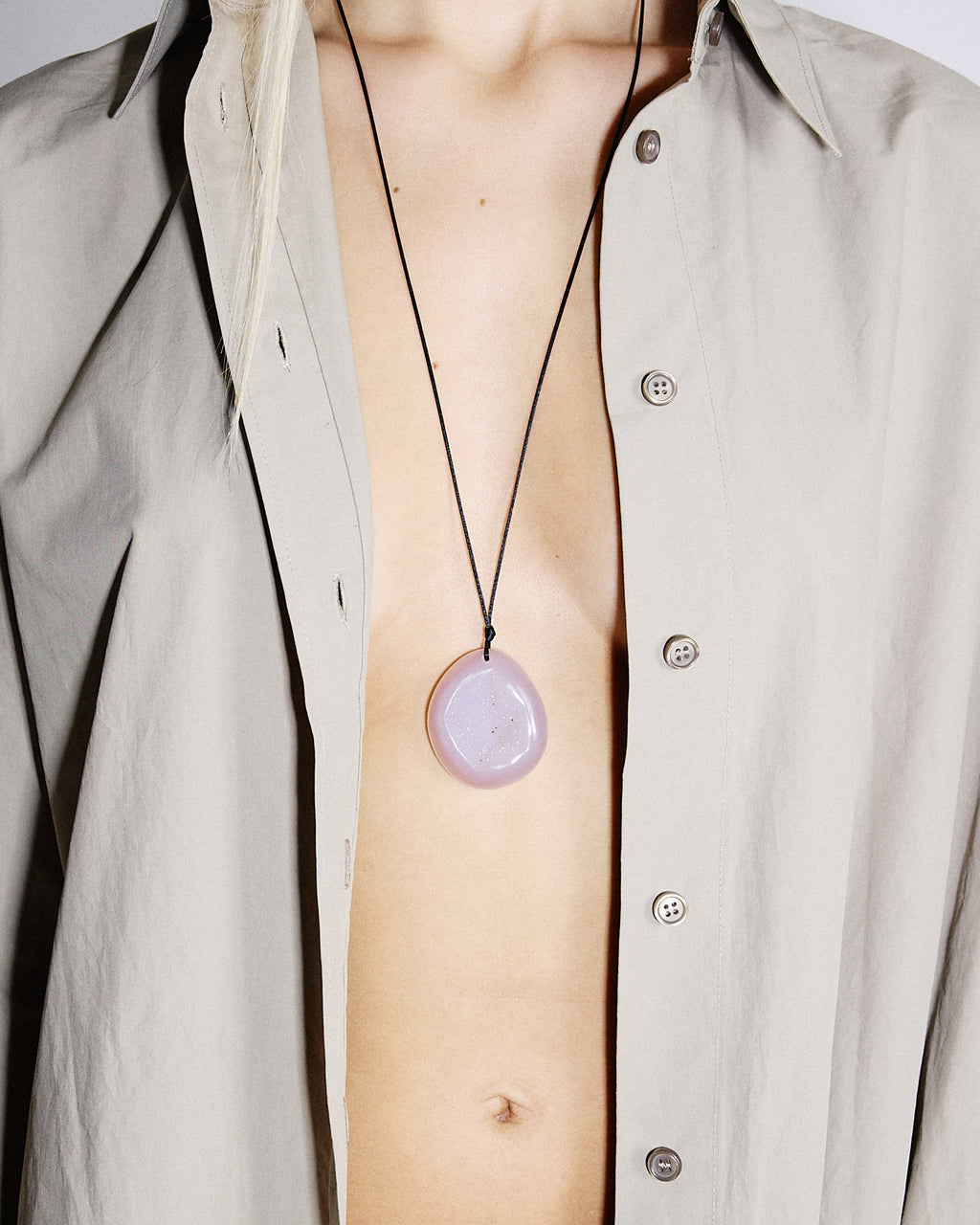 RELIC NO. 3 — LAVENDER AGATE & ROSE QUARTZ