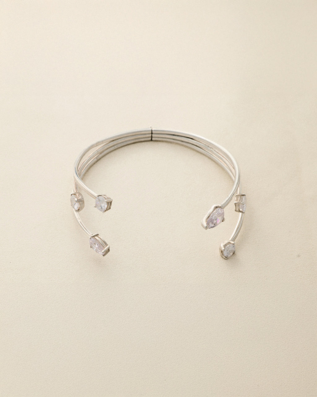 6 Stone Choker — Zirconia