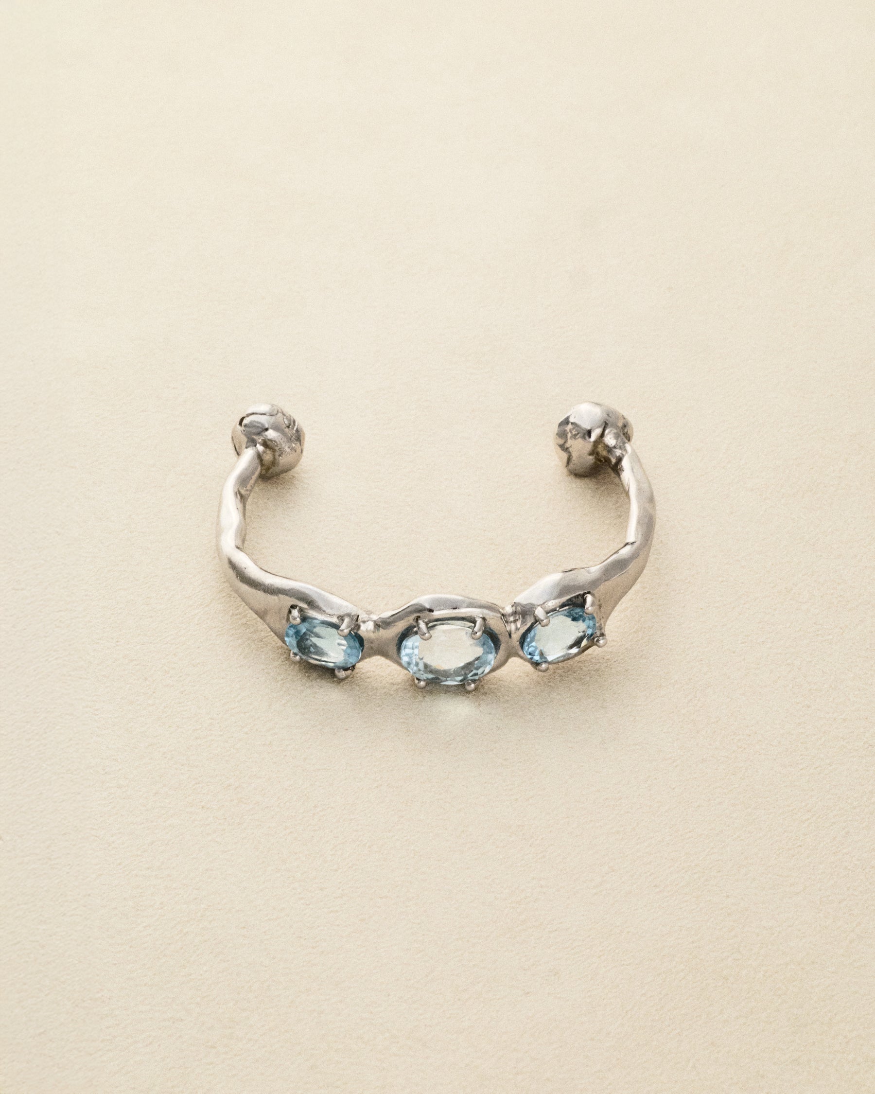 Triple Bangle — Sky Topaz