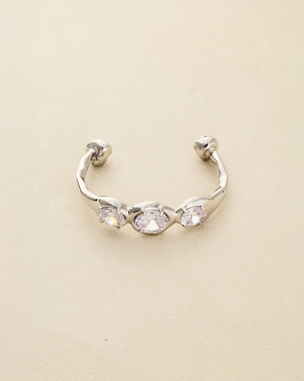 Triple Bangle — Crystal